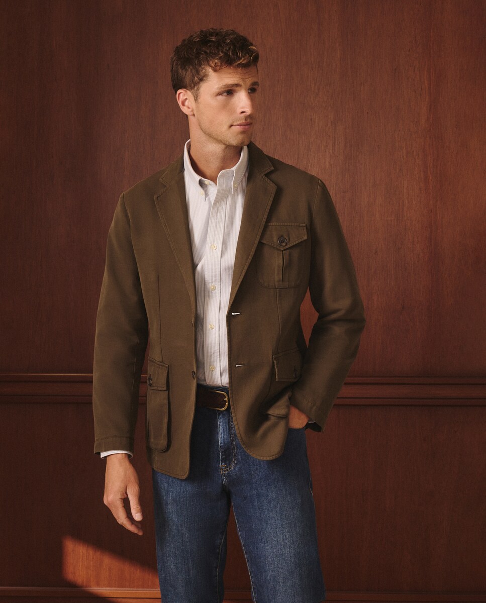 Chaqueta tipo sahariana cuatro bolsillos · Lloyd's · El Corte Inglés