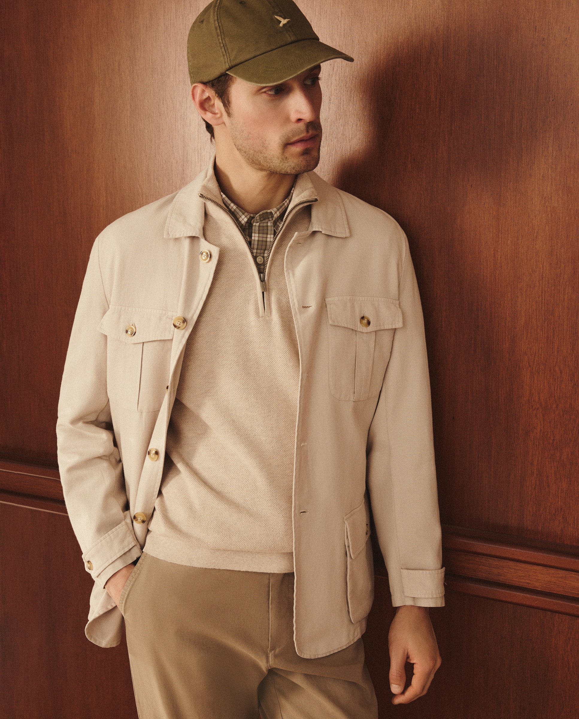 Imagen 1 de Chaqueta sahariana de hombre - Lloyd's - Beige Beige