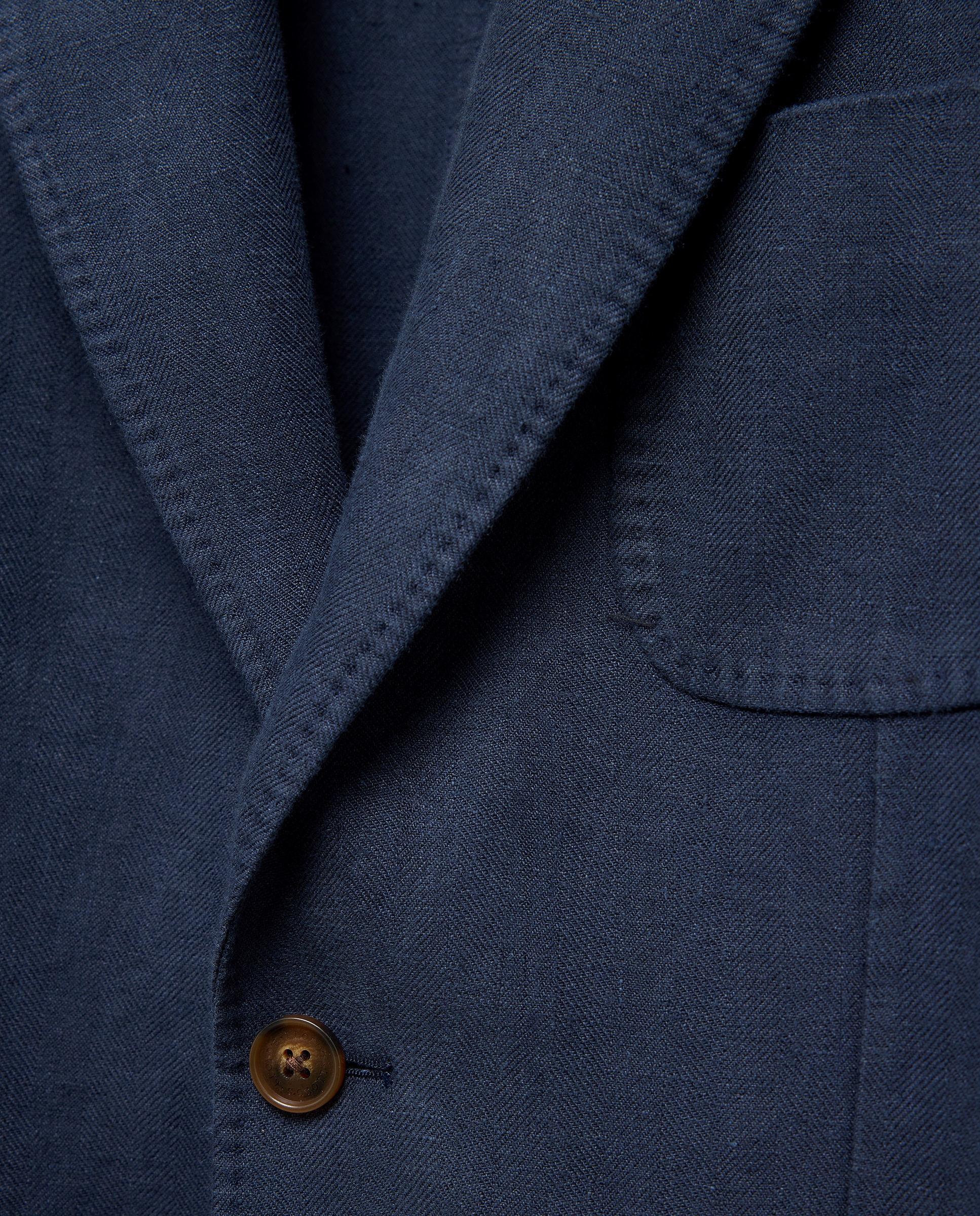 Chaqueta de hombre lino espiga - Lloyd's - Azul marino Azul marino-5
