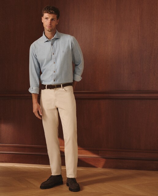 Imagen 0 de Pantalón cinco bolsillos de hombre.