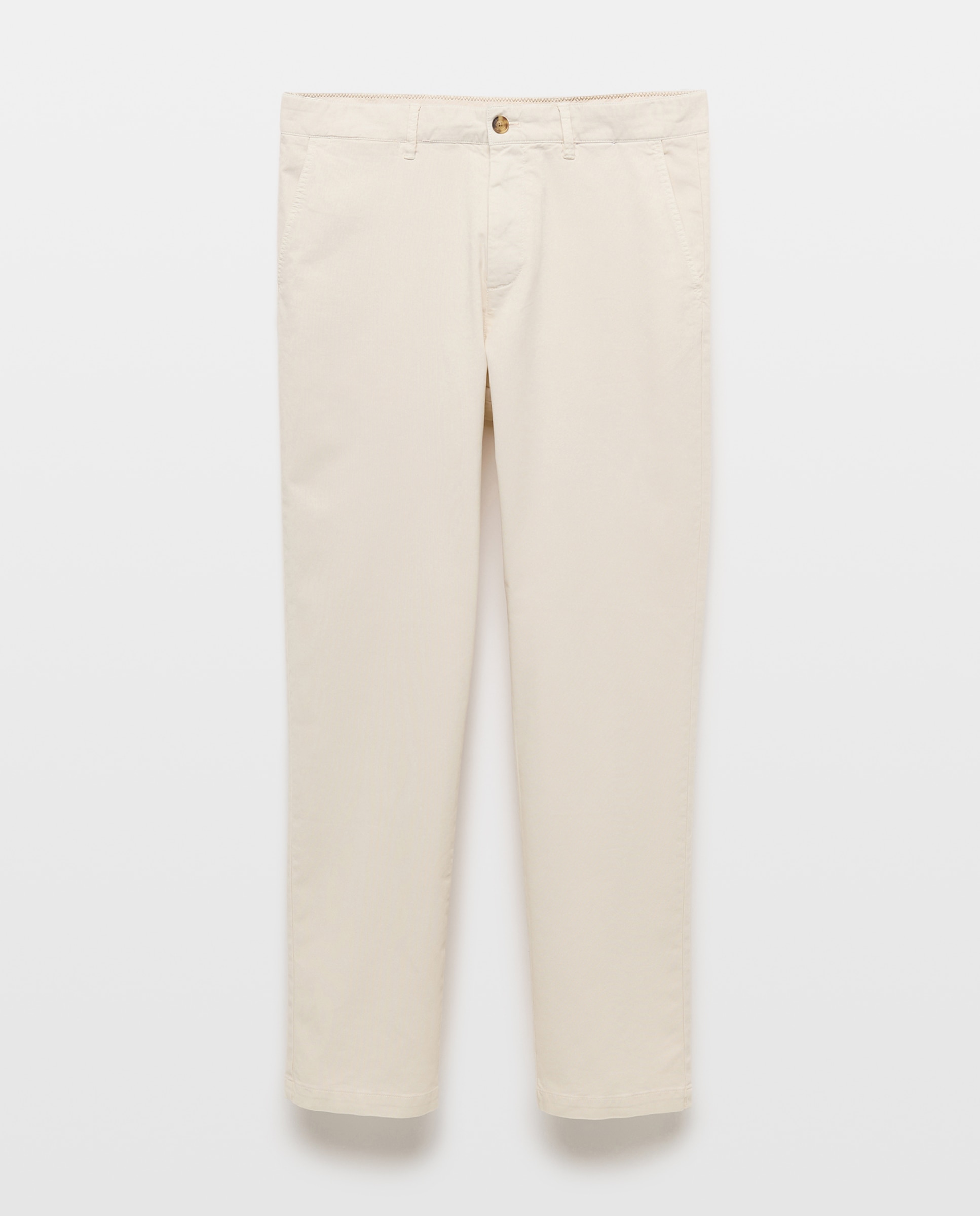 Calças Chino Regular Fit Pedra-4