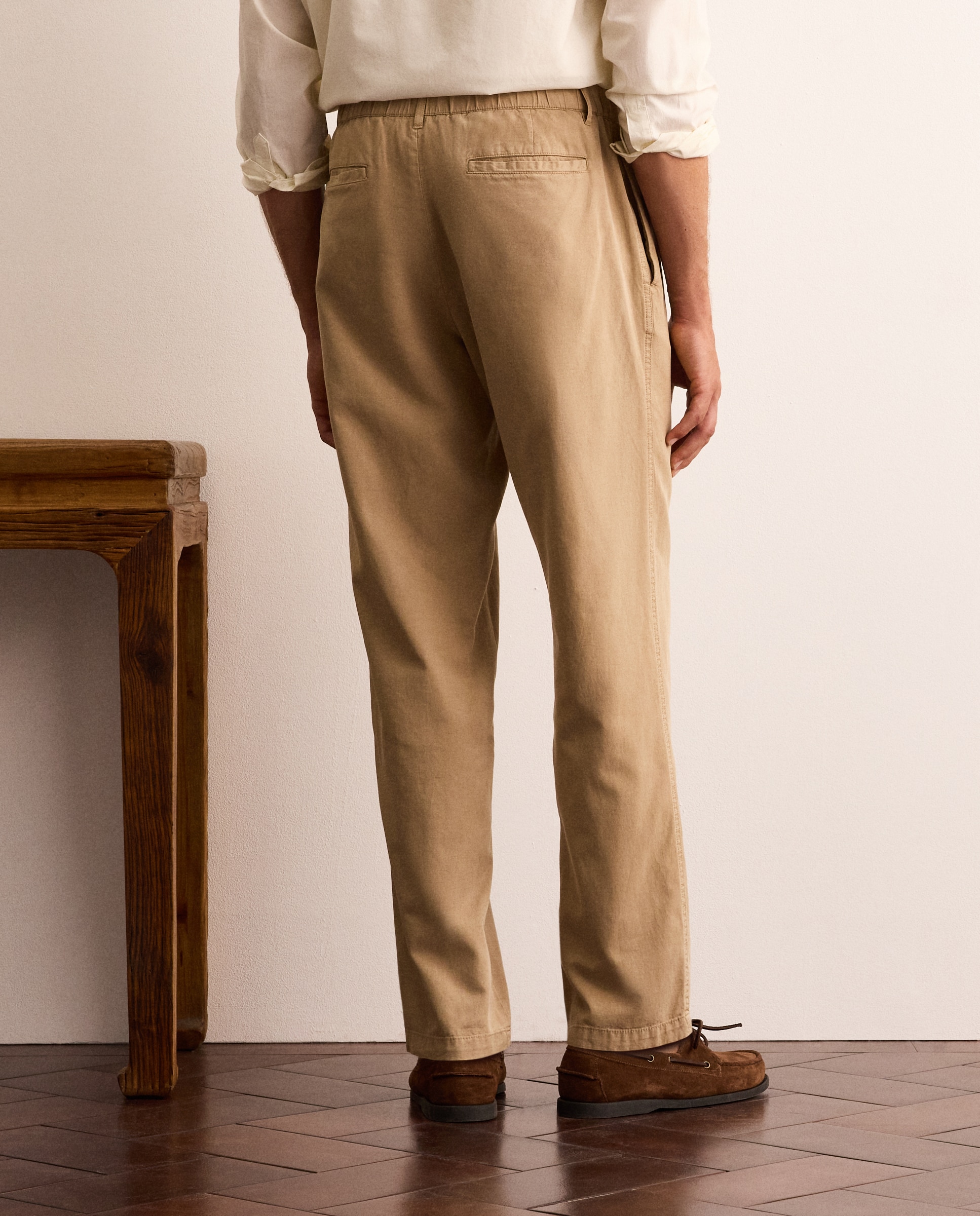 Pantalón de hombre con pliegue - Lloyd's - Marrón Marrón-3