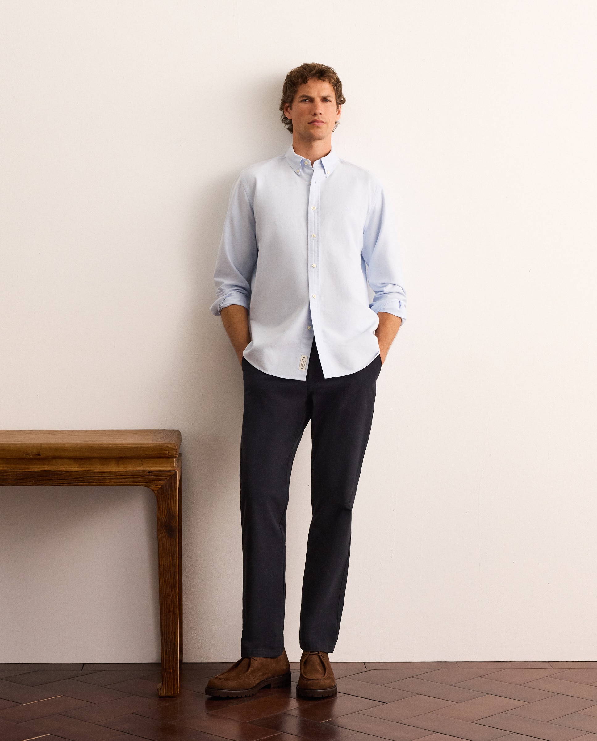Pantalón chino de hombre Classic fit - Lloyd's - Azul marino Azul marino-1