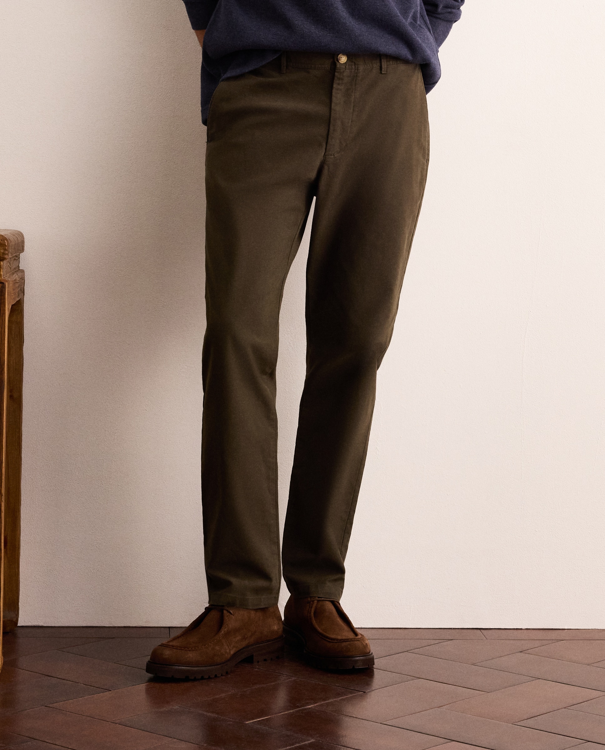 Pantalón chino de hombre Classic fit - Lloyd's - Verde oscuro Verde oscuro-2