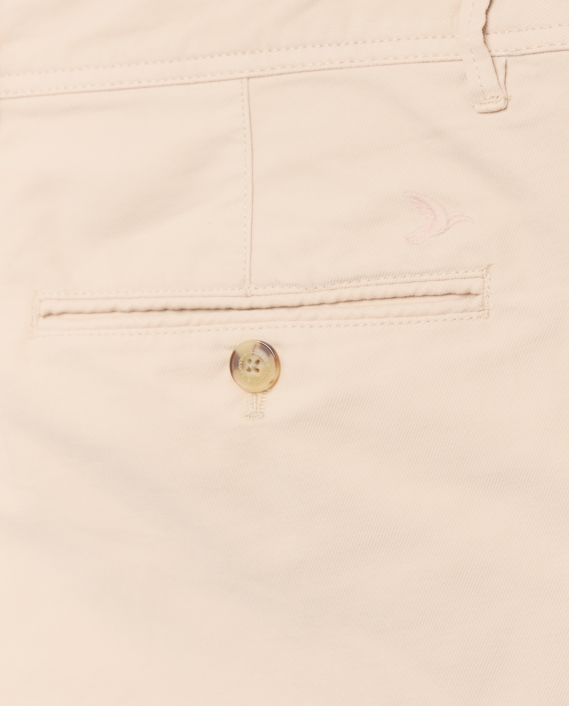 Calças Chino Classic Fit Bege-3