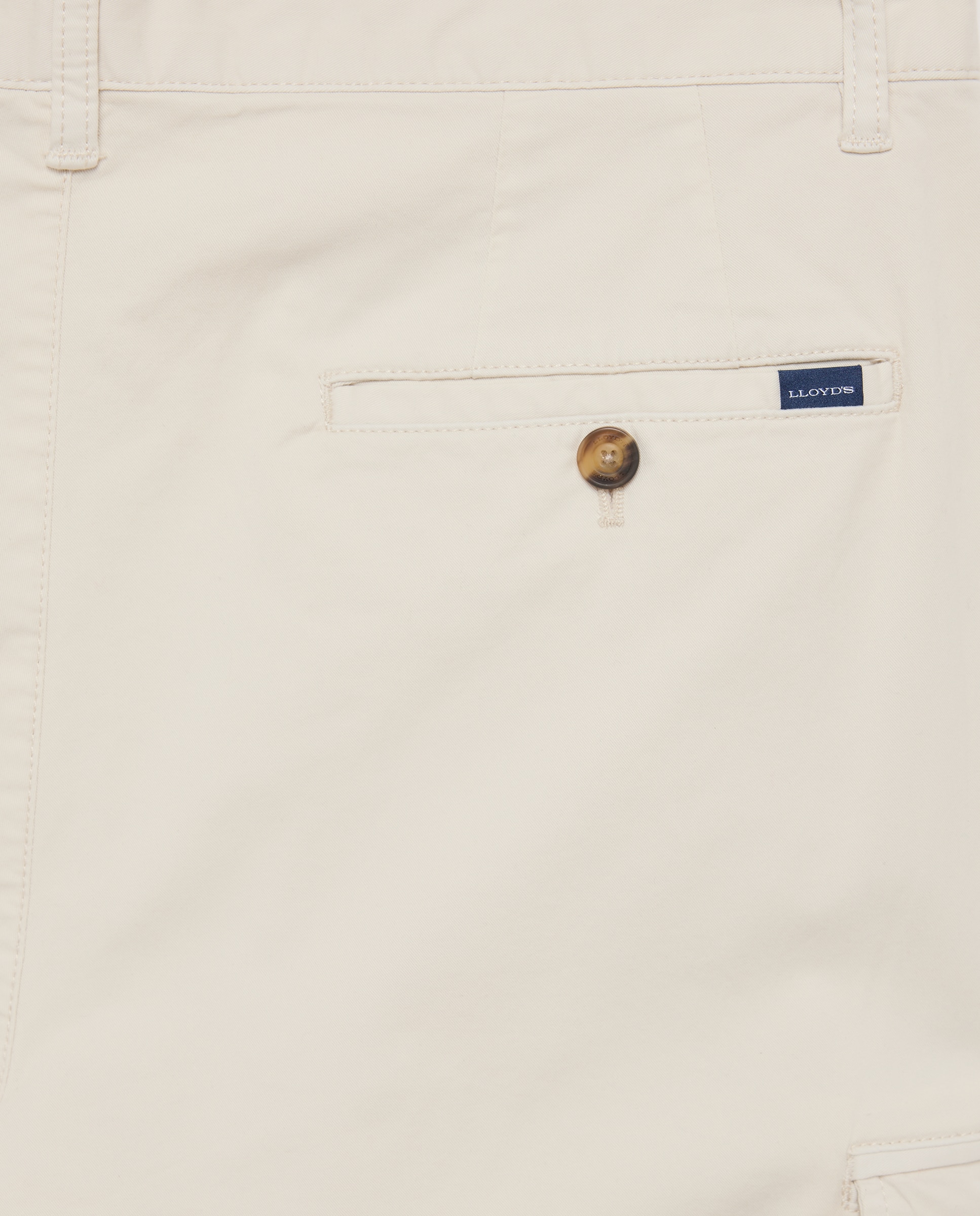 Pantalón cargo de algodón stretch ligero hombre - Lloyd's - Crema Crema-5