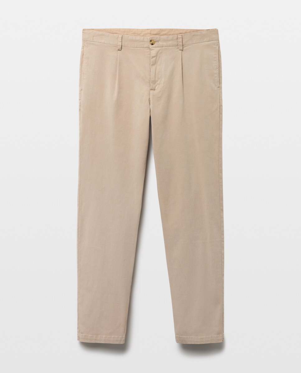 Imagen 0 de Pantalón chino de hombre slim fit Marrón