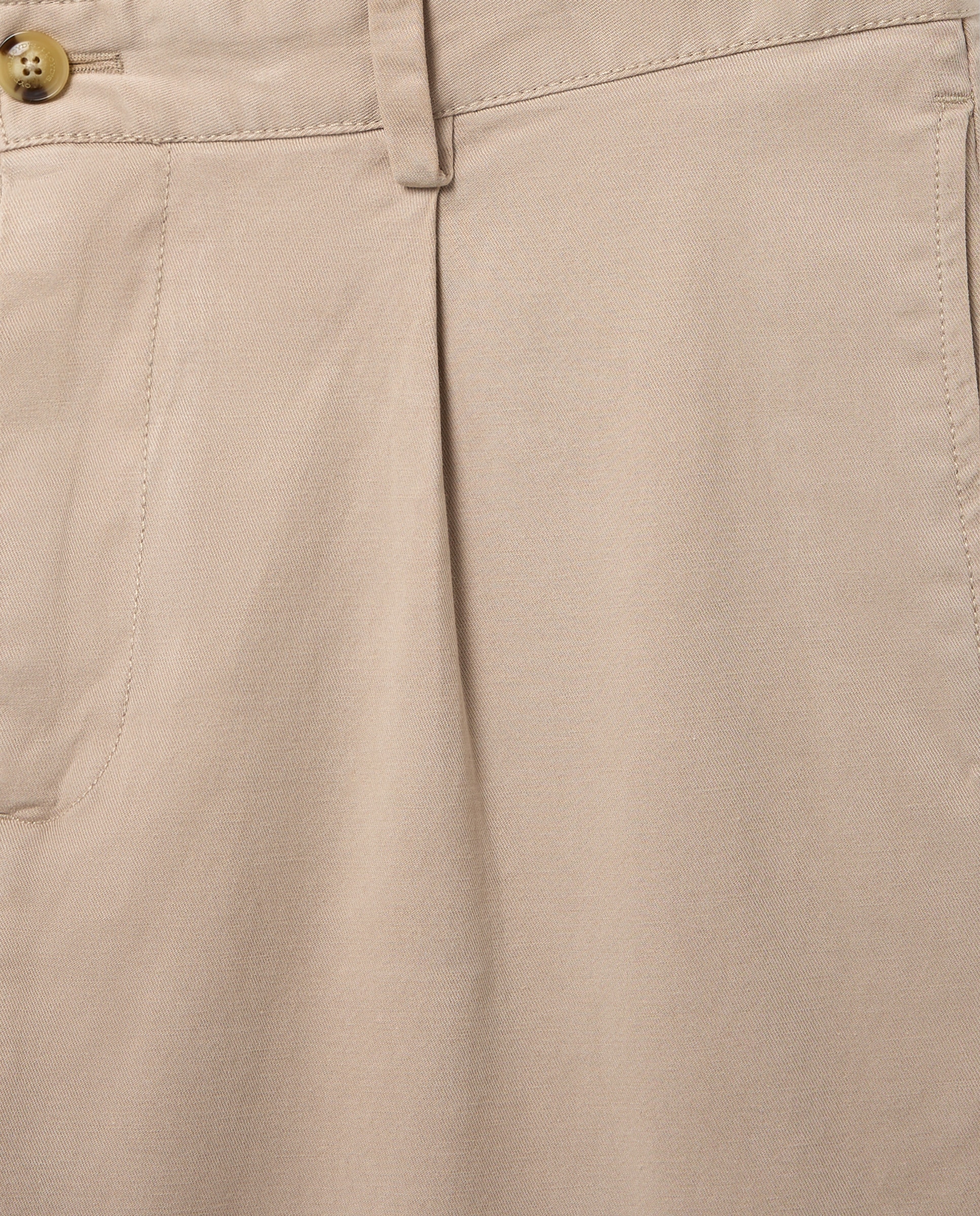 Pantalón chino slim fit con pinza de algodón stretch hombre - Lloyd's - Beige Beige-5