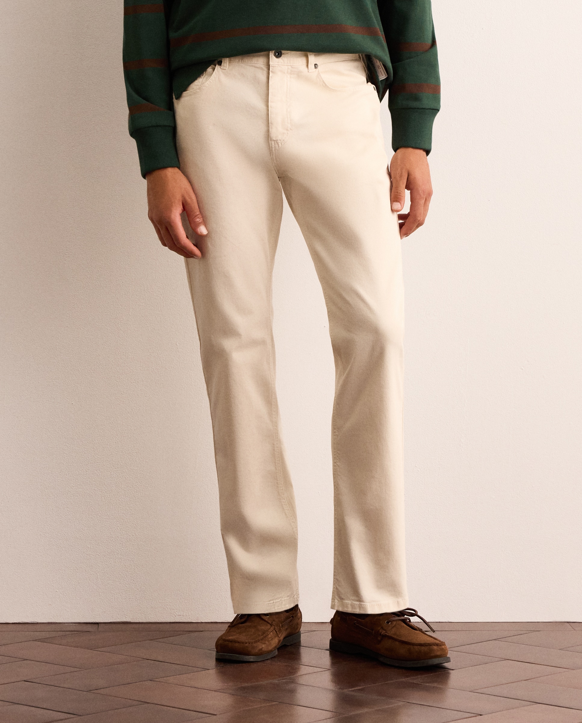 Pantalón cinco bolsillos de hombre. - Lloyd's - Crema Crema-2