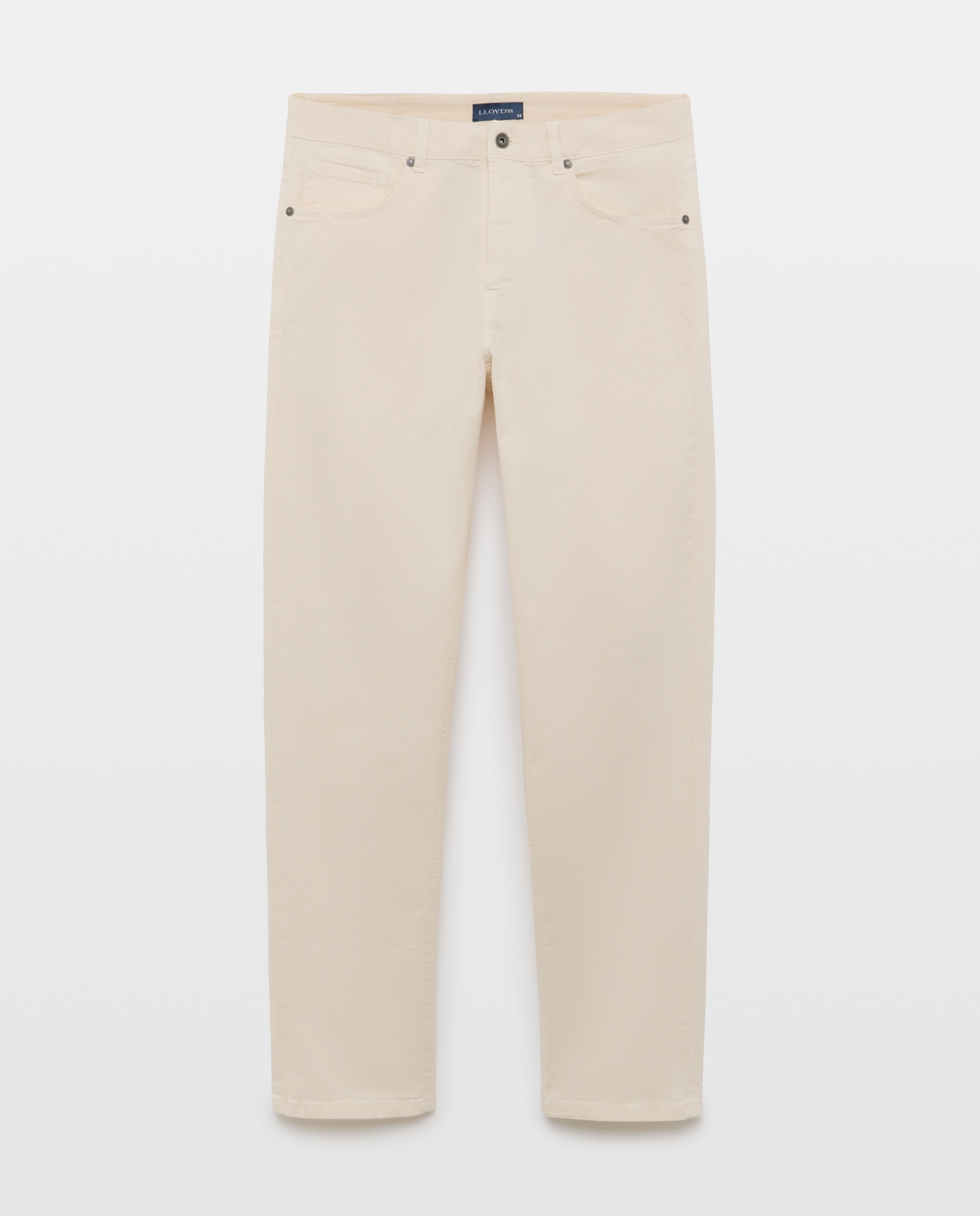 Pantalón cinco bolsillos de hombre. - Lloyd's - Crema Crema-4