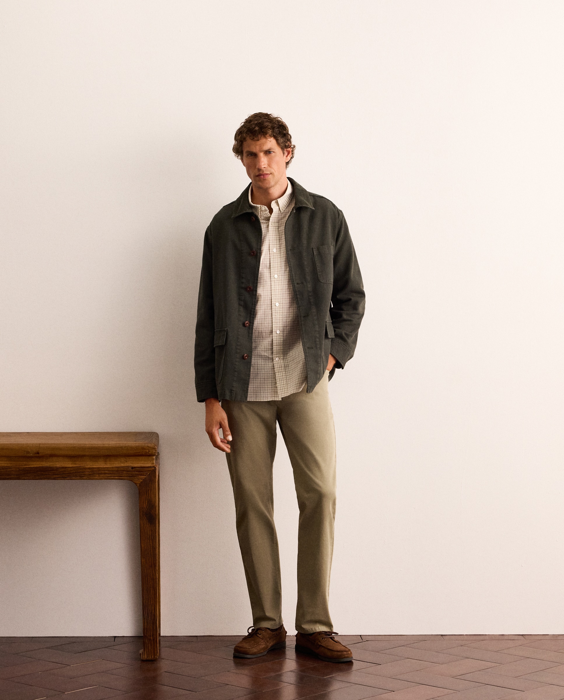 Pantalón cinco bolsillos de hombre. - Lloyd's - Gris claro Gris claro-1