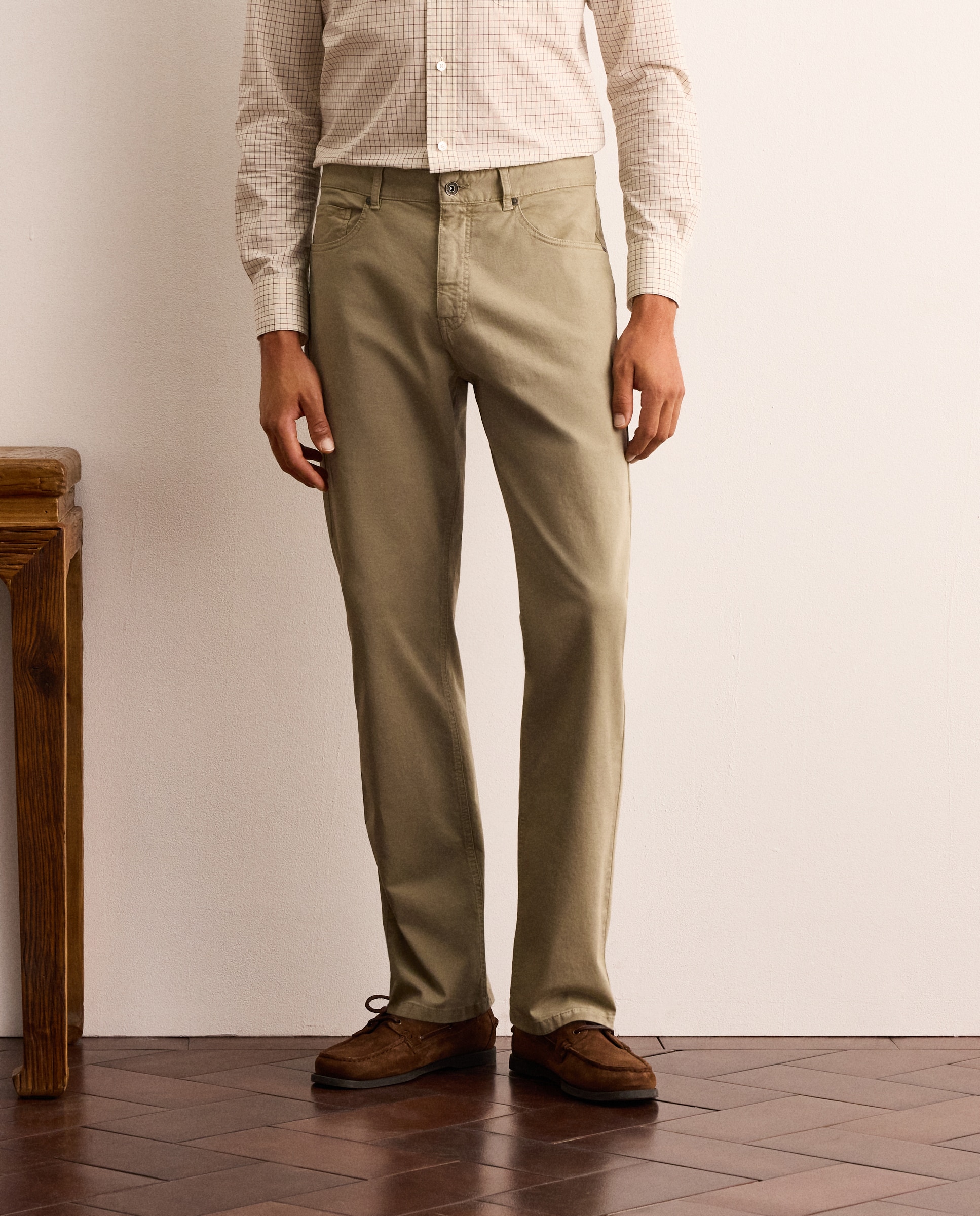 Pantalón cinco bolsillos de hombre. - Lloyd's - Gris claro Gris claro-2