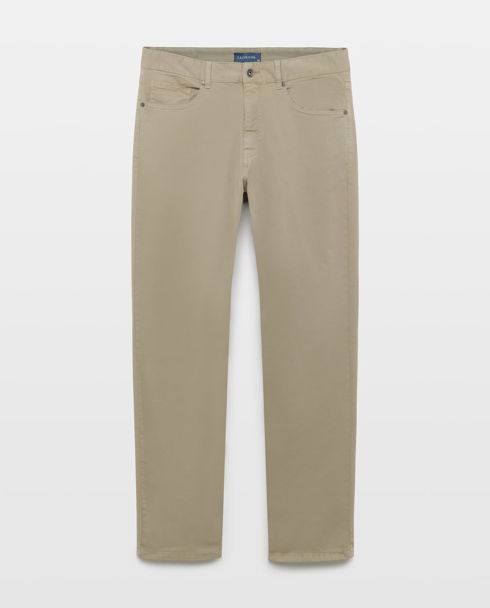 Imagen 0 de Pantalón cinco bolsillos de hombre. Azul