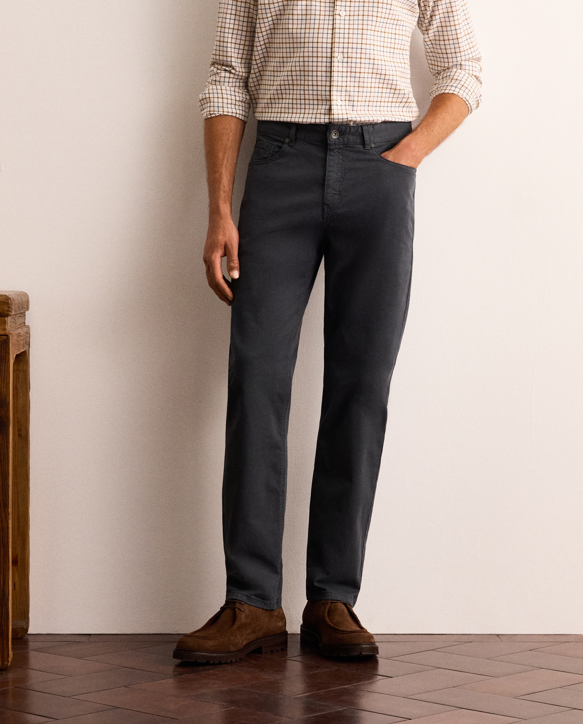 Pantalón cinco bolsillos de hombre. - Lloyd's - Azul Azul-2