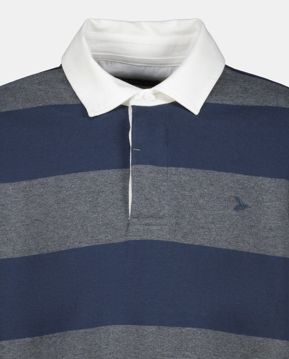 Polo Rugby de Manga Comprida Multicolor-5