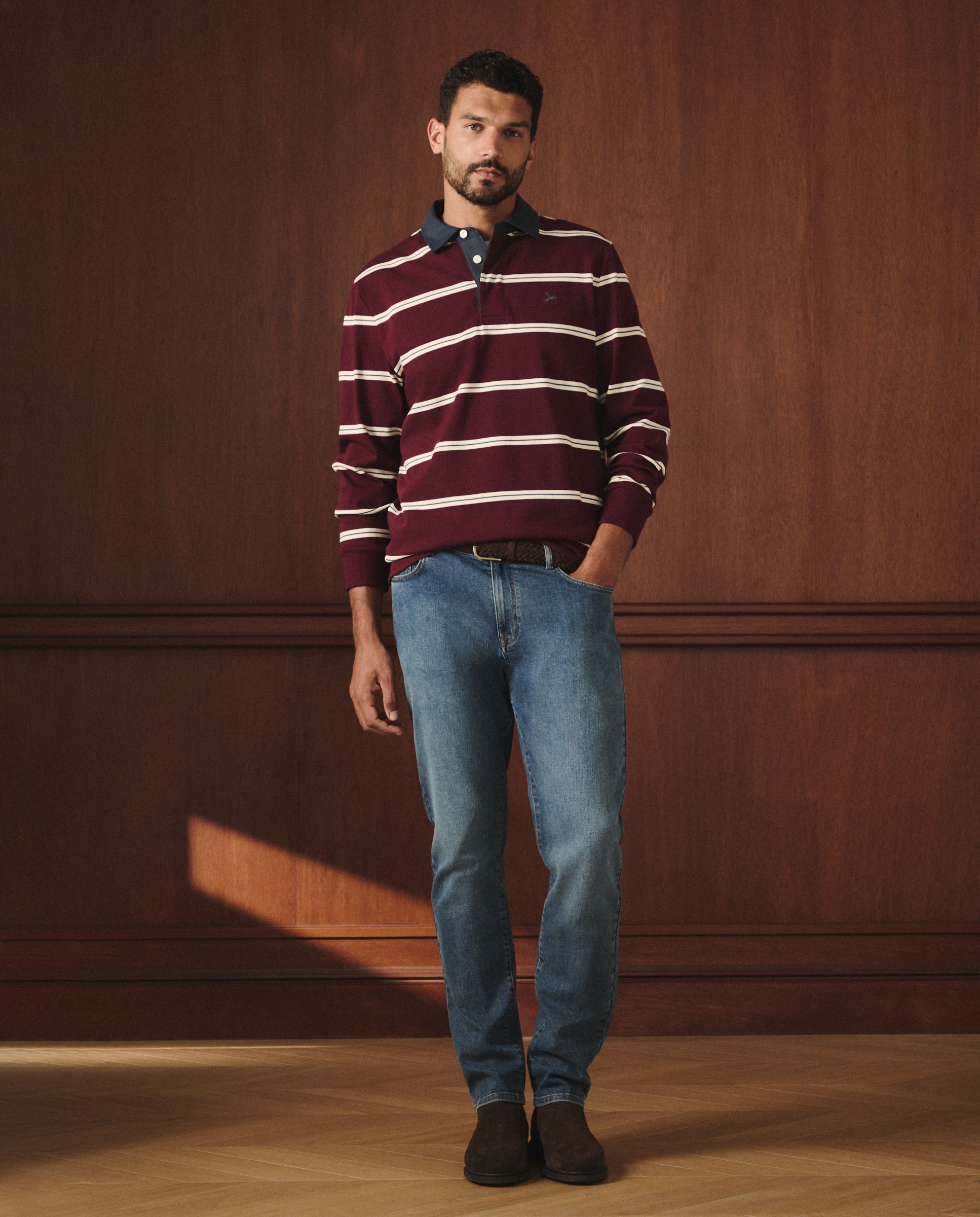 Polo Rugby de Manga Comprida Multicolor-2