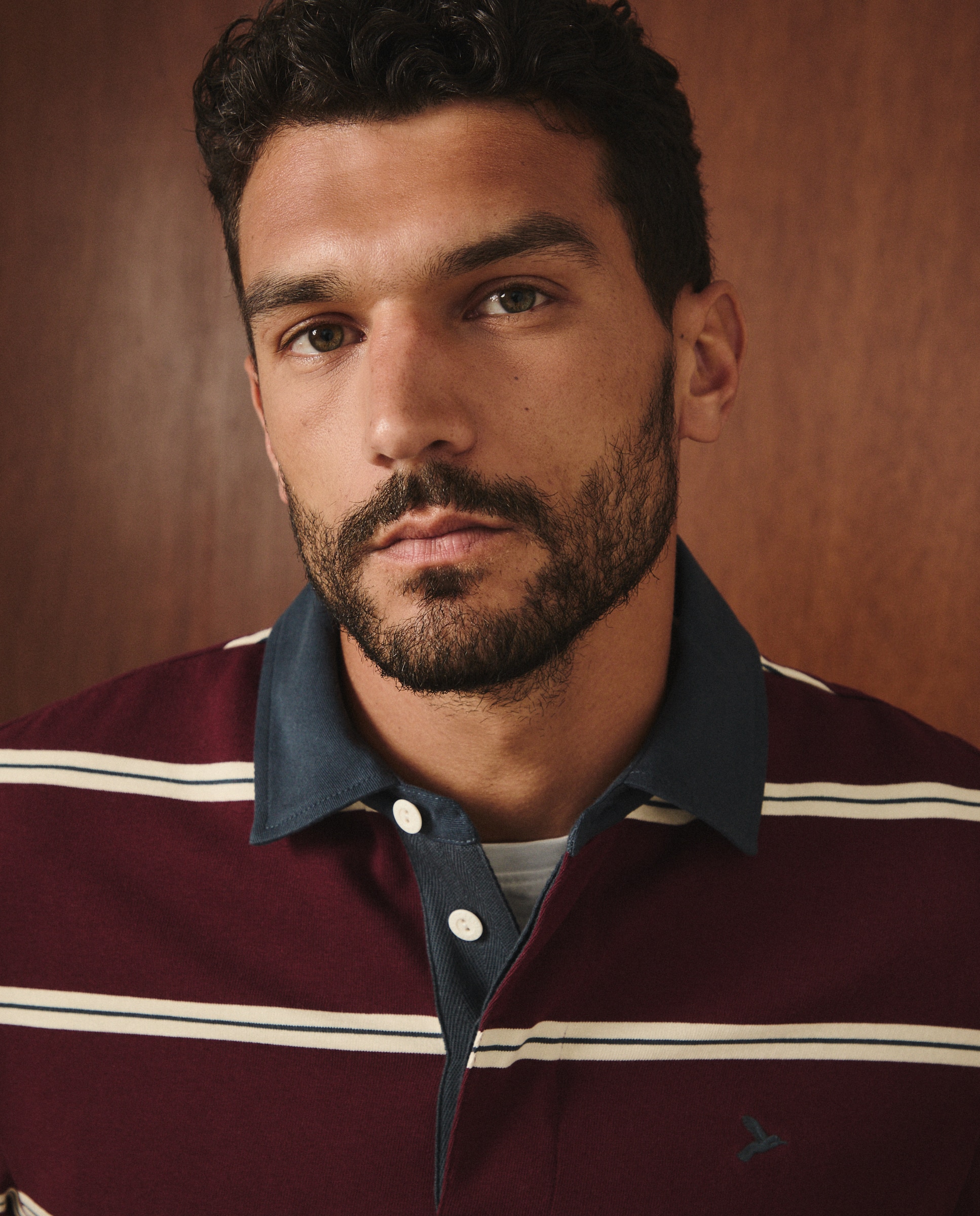 Polo Rugby de Manga Comprida Multicolor-3