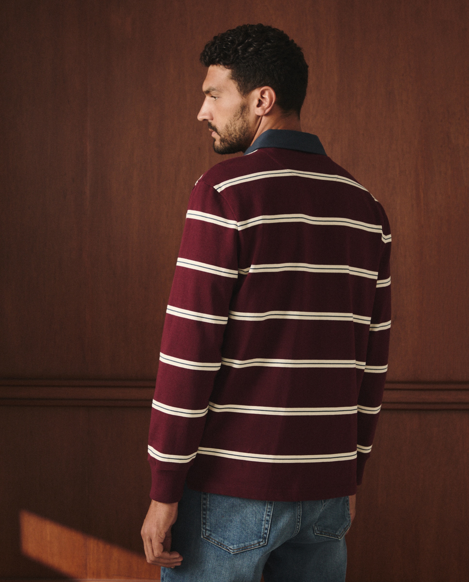 Polo Rugby de Manga Comprida Multicolor-4