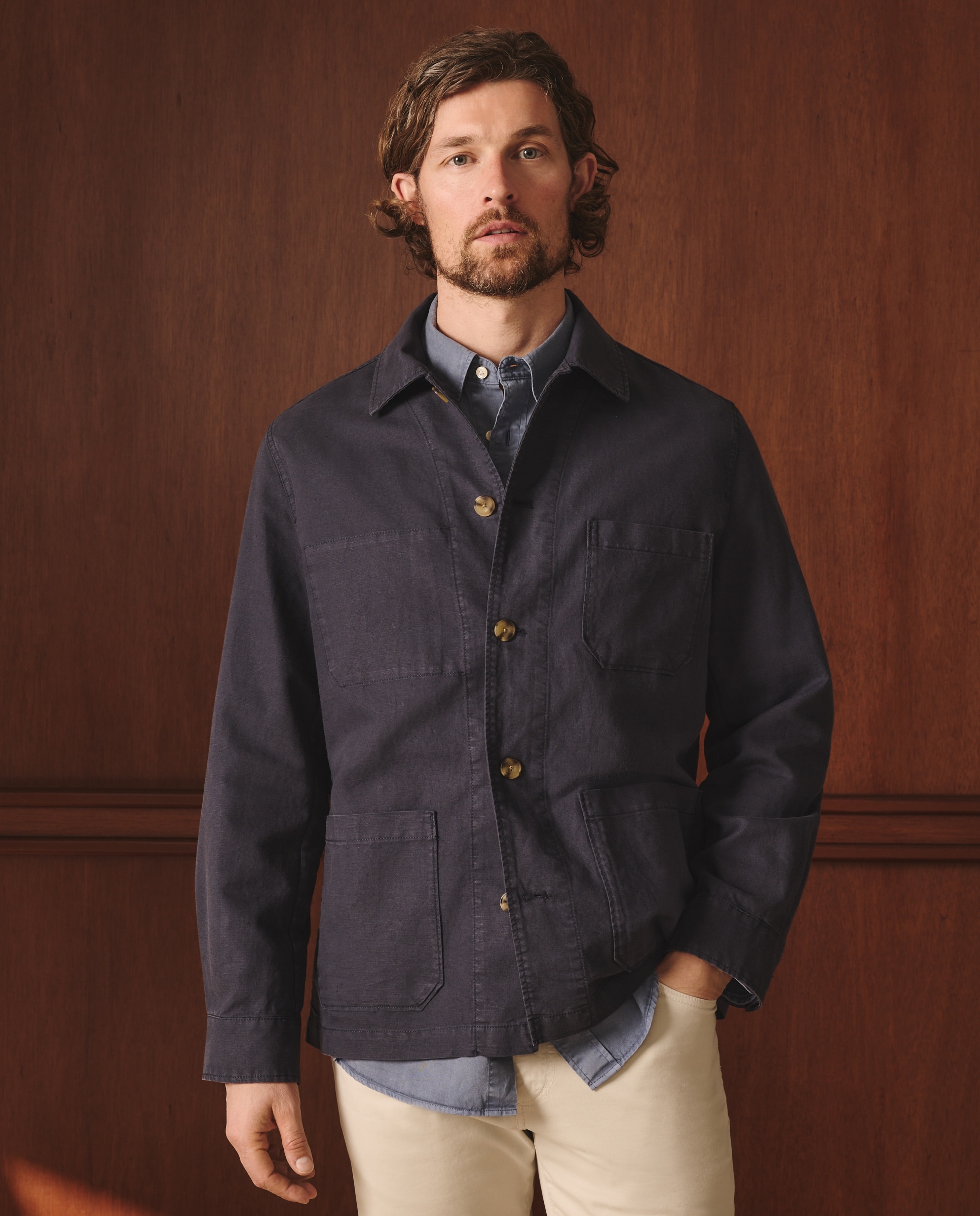 Chaqueta de hombre - Lloyd's - Azul marino Azul marino-2