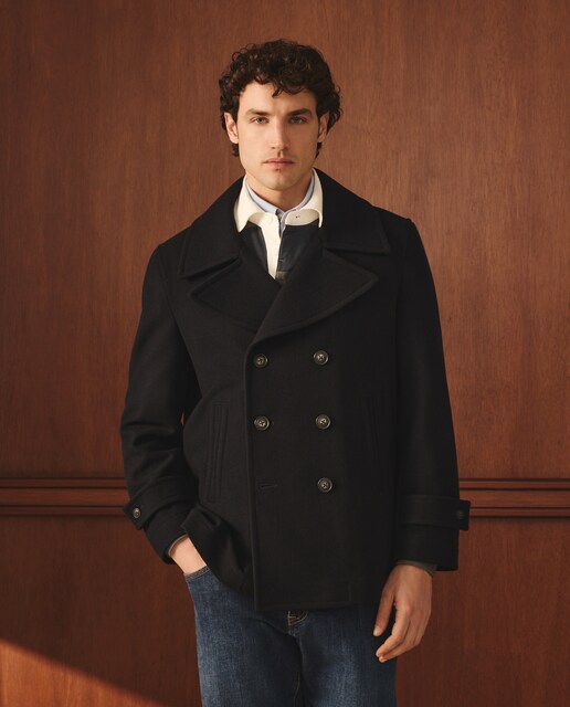 Chaquetón de hombre de lana.