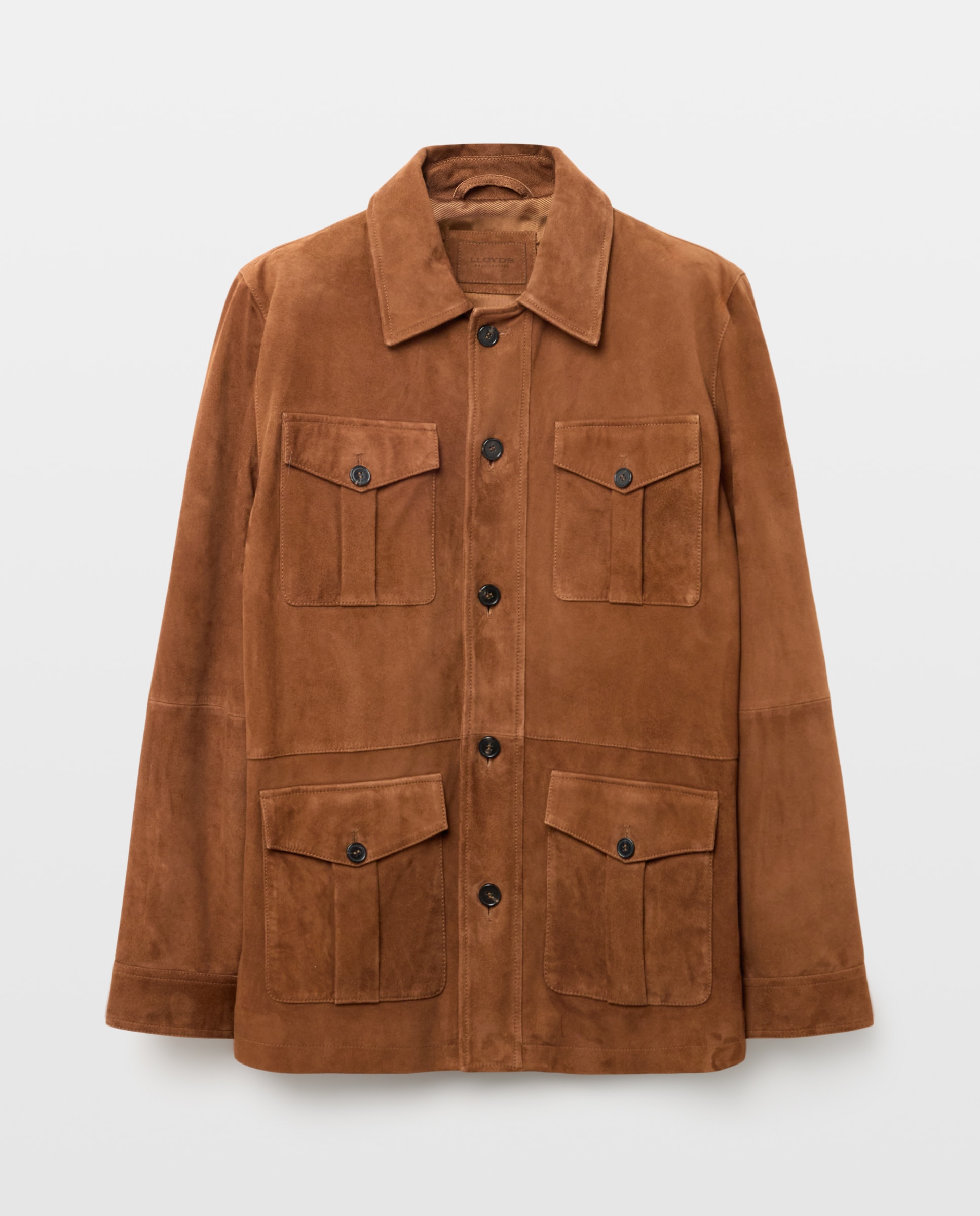 Chaqueta de hombre de ante. - Lloyd's - Marrón claro Marrón claro-5