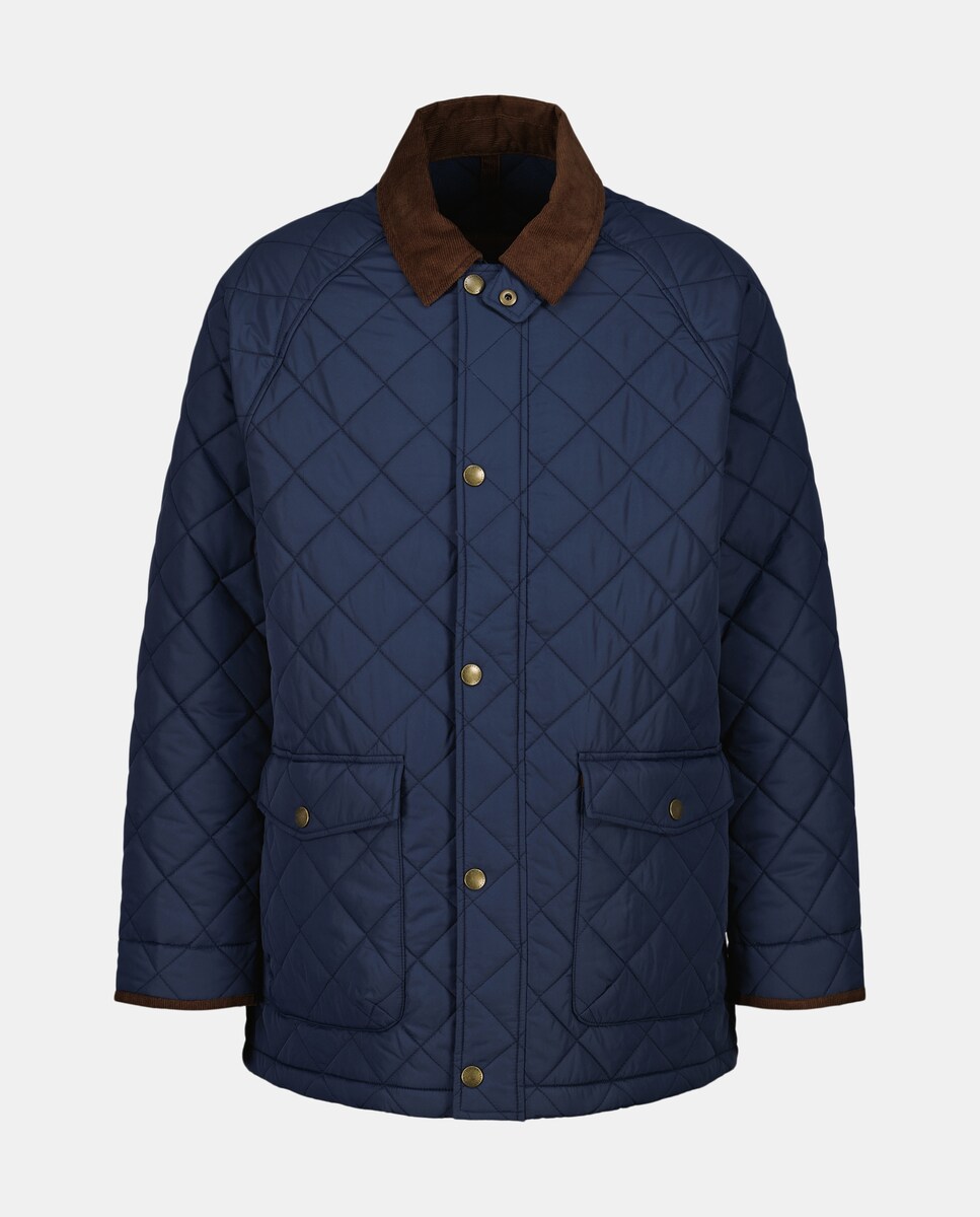 Casaco Acolchoado Tipo Husky Azul-marinho-5