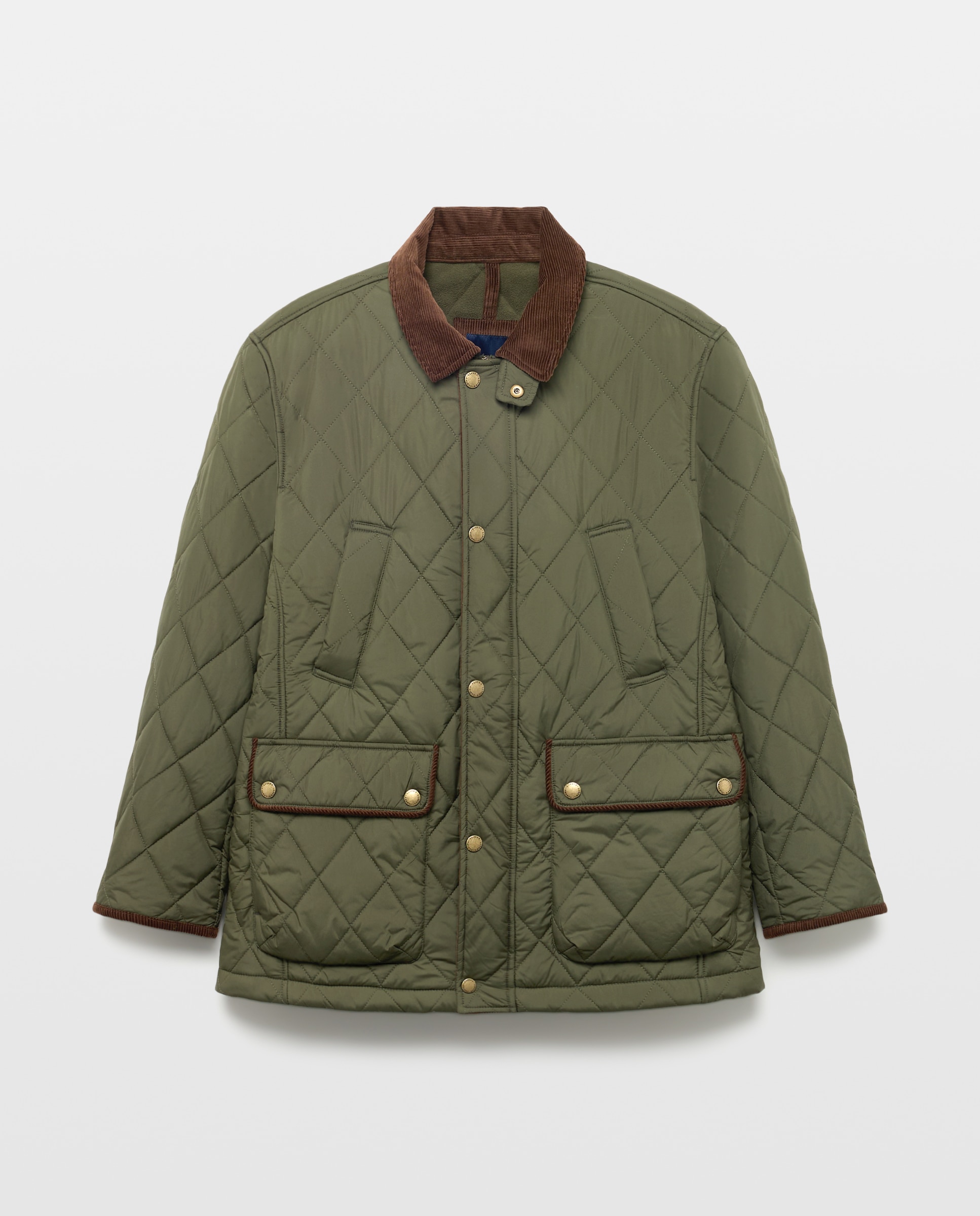 Chaqueta acolchada de hombre tipo husky Verde oscuro Lloyd's Verde oscuro-1