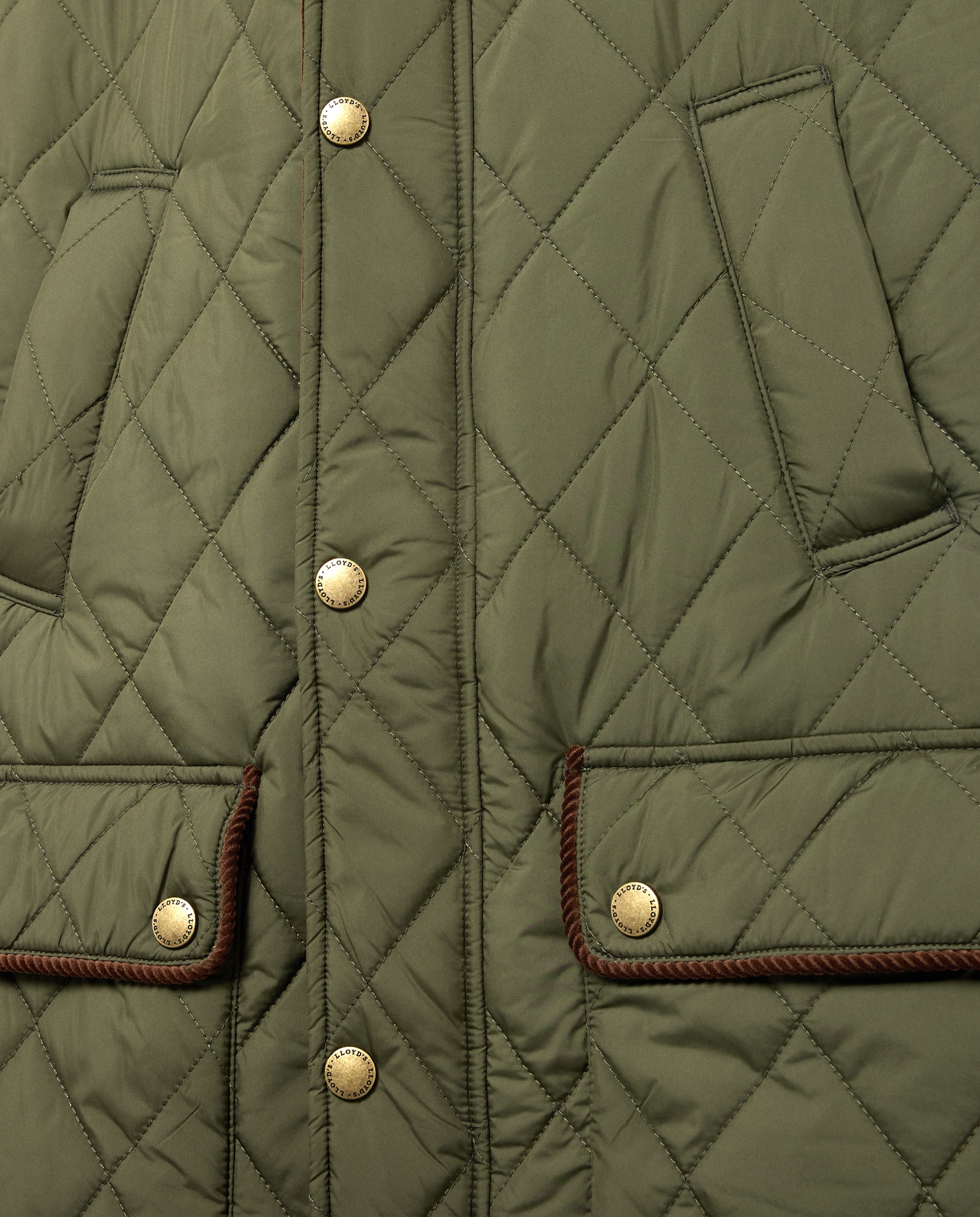 Chaqueta acolchada de hombre tipo husky Verde oscuro Lloyd's Verde oscuro-2