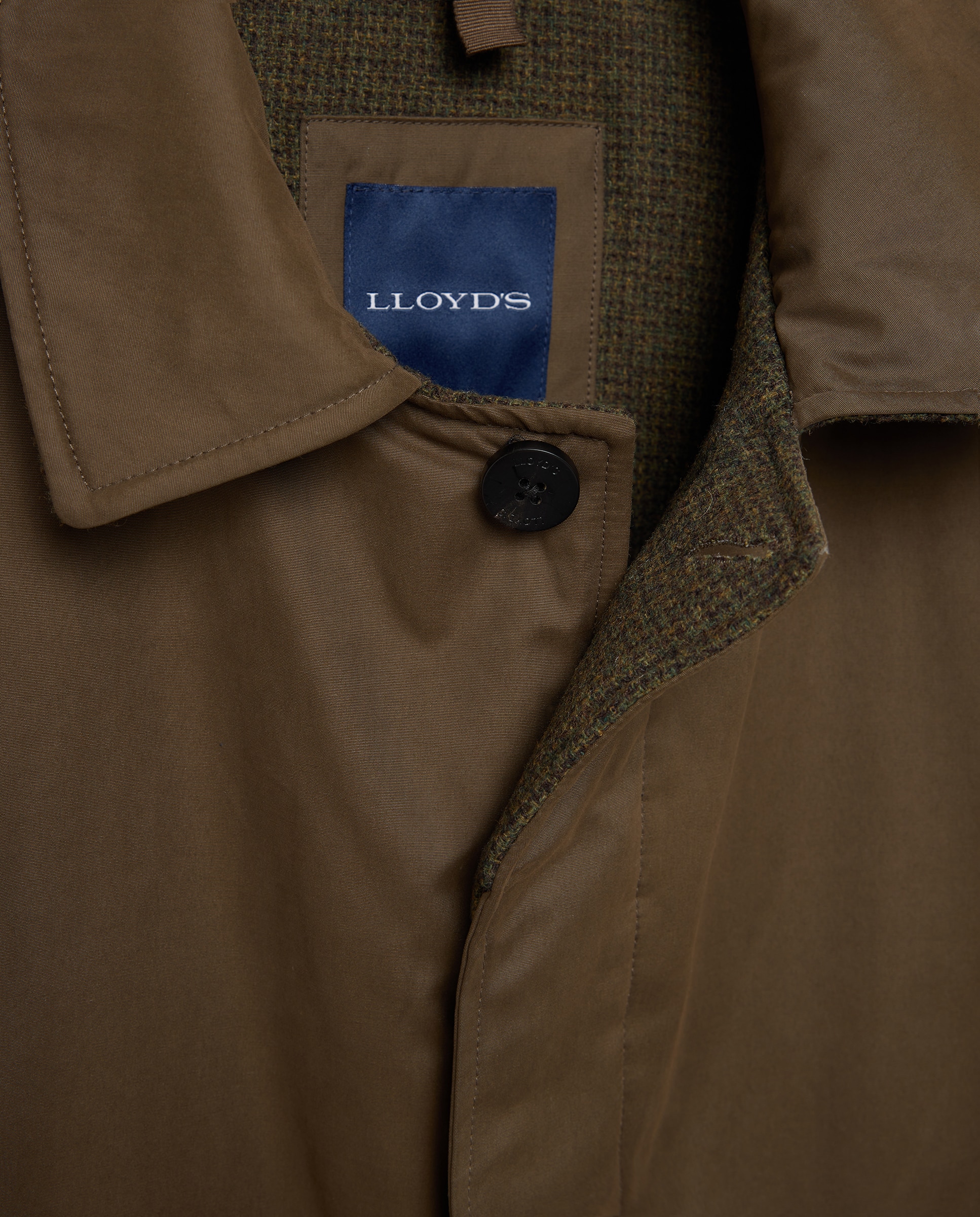 Gabardina de algodón acabado repelente al agua hombre - Lloyd's - Marrón Marrón-5