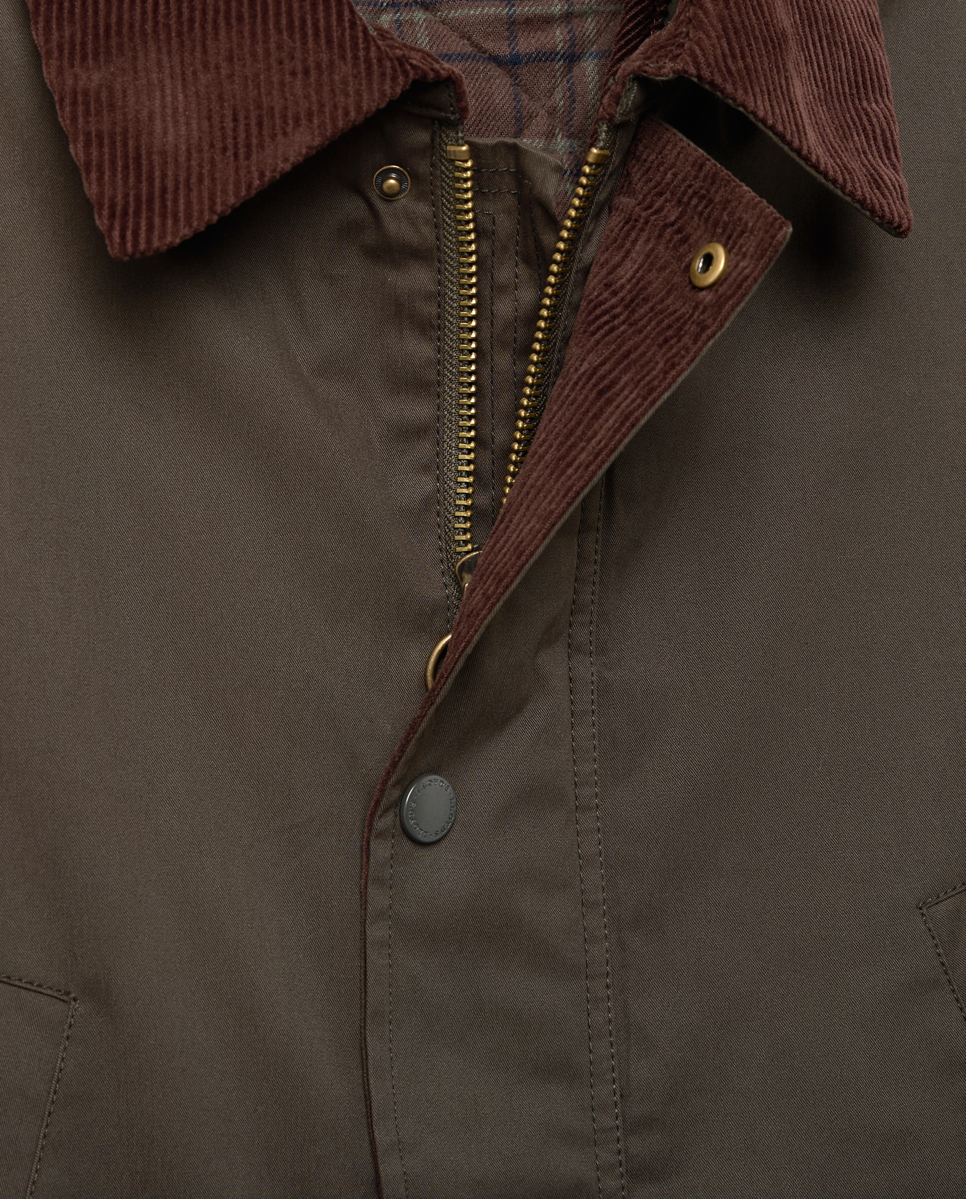Chaquetón multibolsillos con chaleco interior desmontable de algodón encerado hombre - Lloyd's - Verde oscuro Verde oscuro-5