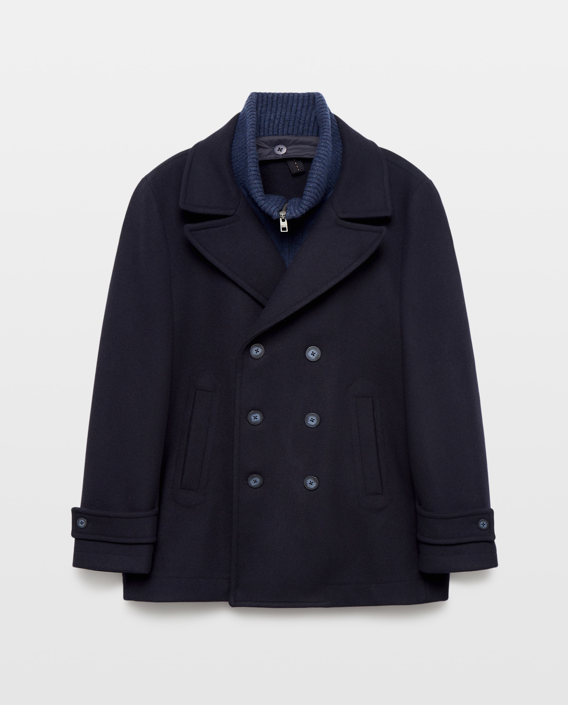 Imagen 5 de Chaquetón marinero de lana mezcla con pecherín desmontable hombre - Lloyd's - Azul marino Azul marino