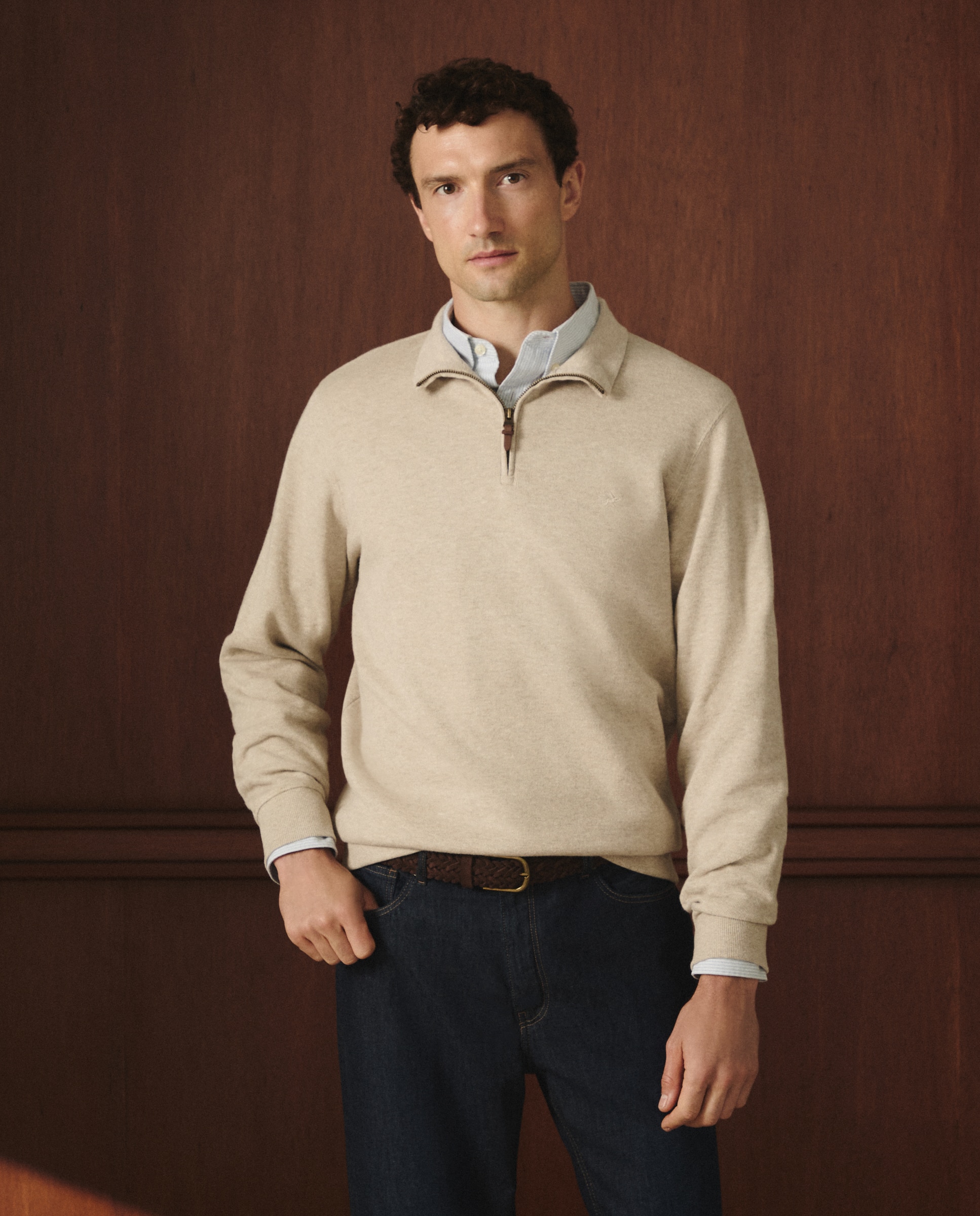 Sweatshirt de Manga Comprida Cru-2