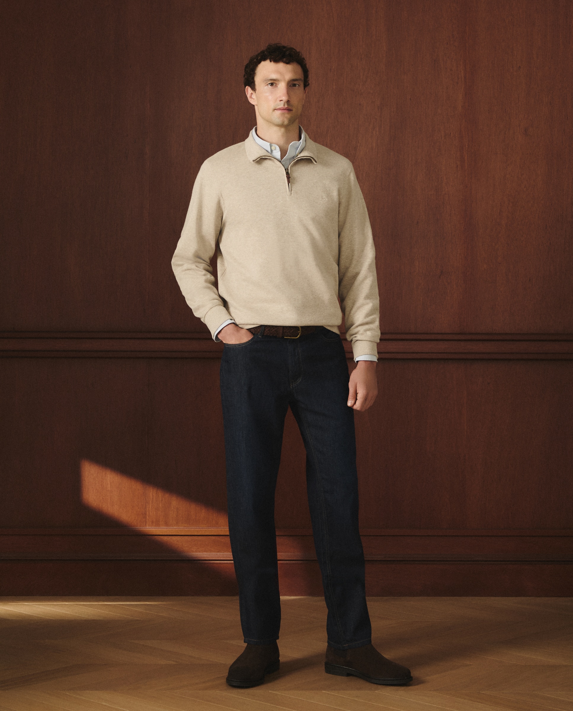 Sweatshirt de Manga Comprida Cru-3