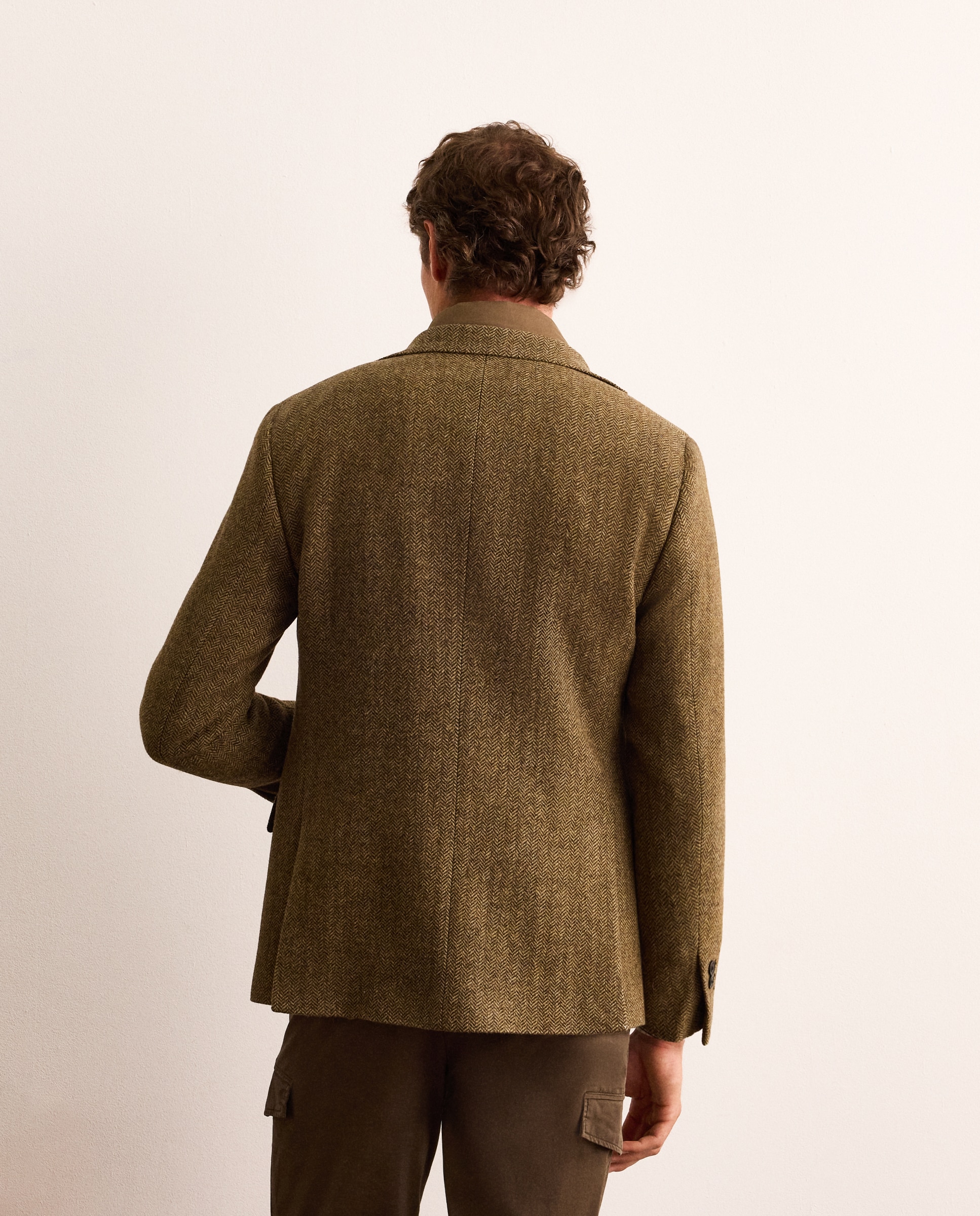 Imagen 3 de Chaqueta de lana con pecherín hombre - Lloyd's - Marrón Marrón