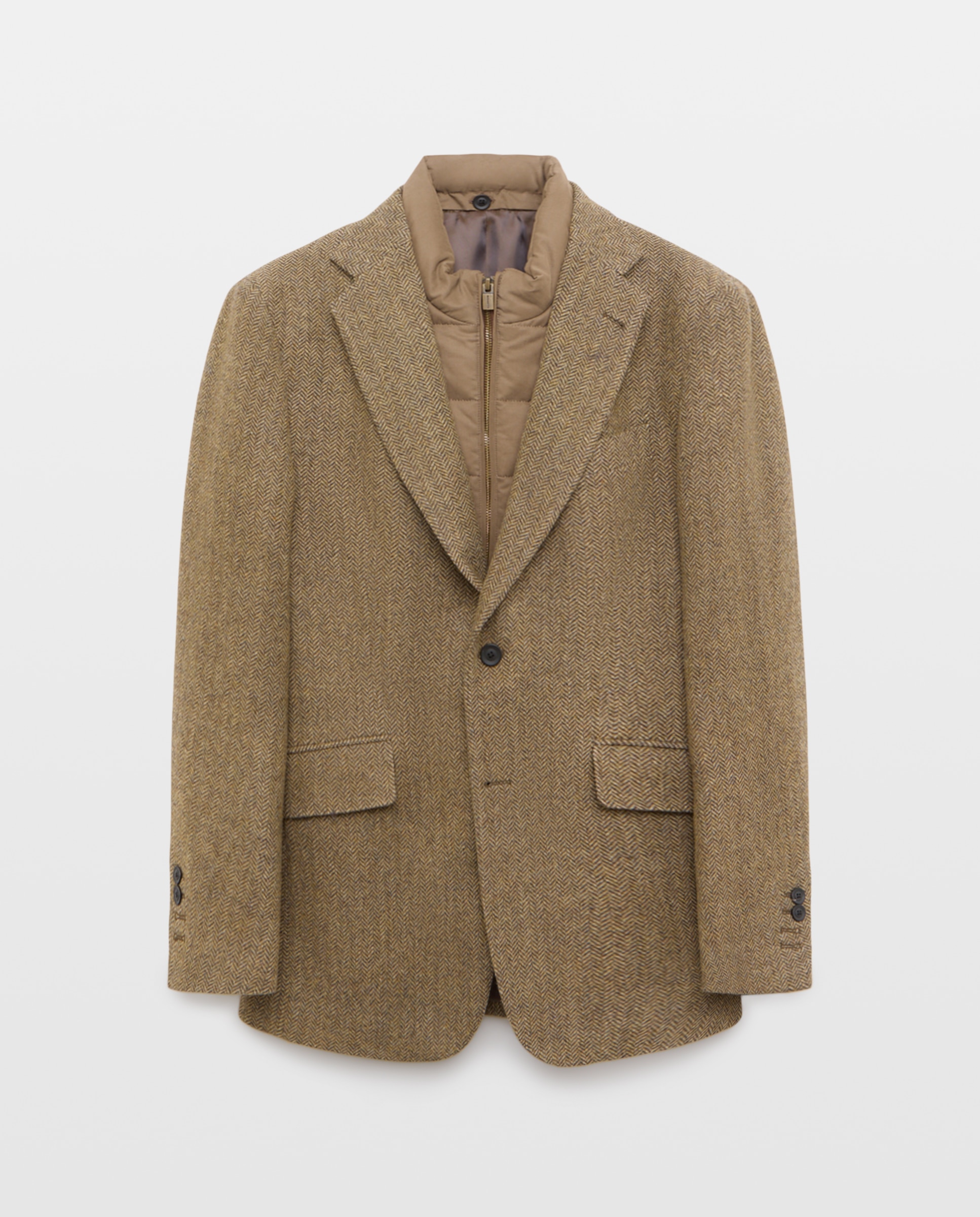 Imagen 4 de Chaqueta de lana con pecherín hombre - Lloyd's - Marrón Marrón
