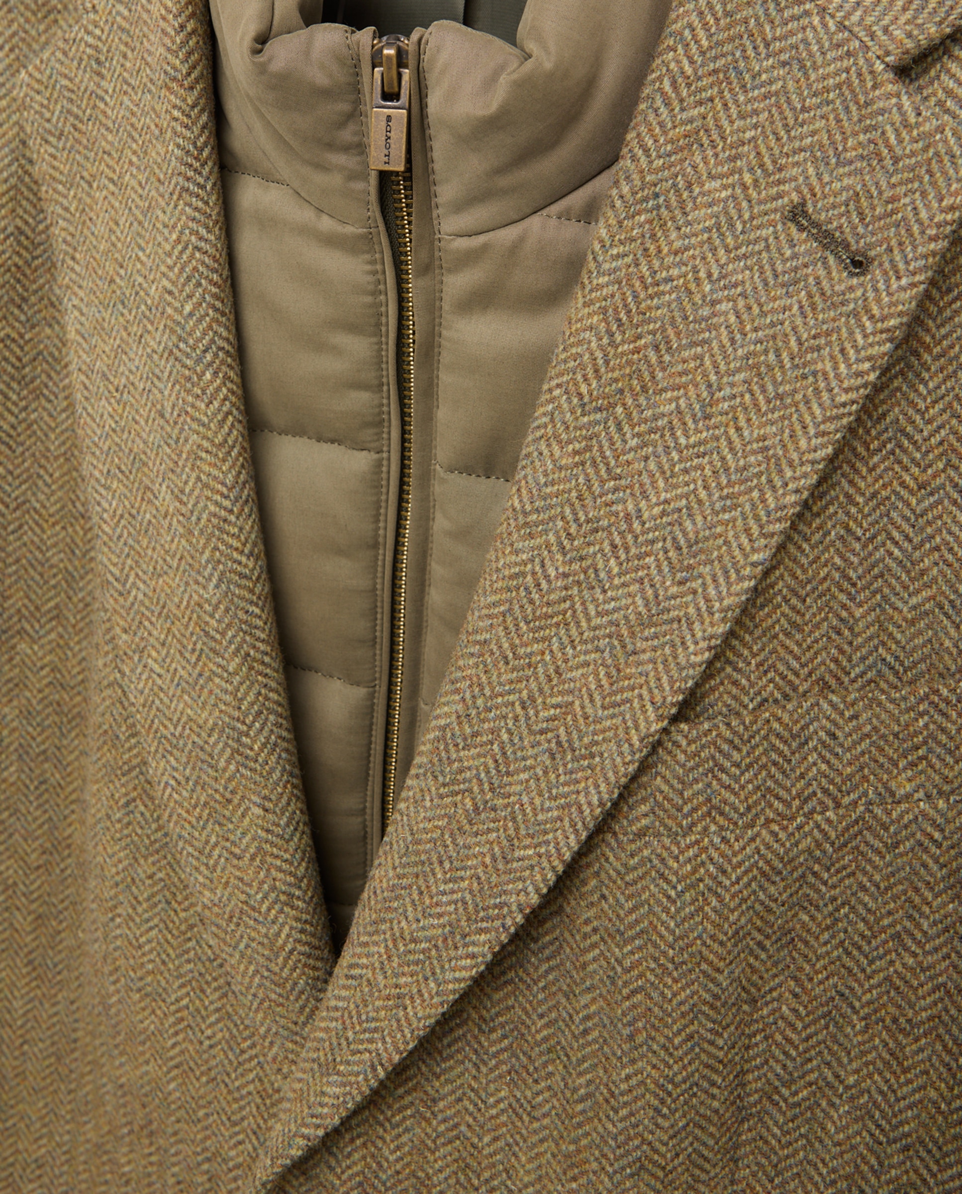 Imagen 6 de Chaqueta de lana con pecherín hombre - Lloyd's - Verde oscuro Verde oscuro