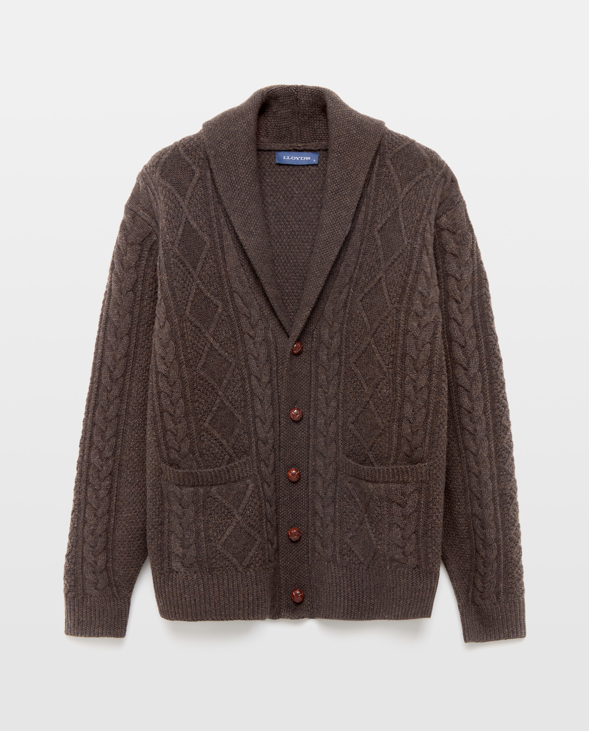 Imagem 0 de Cardigan com Malha com Aran