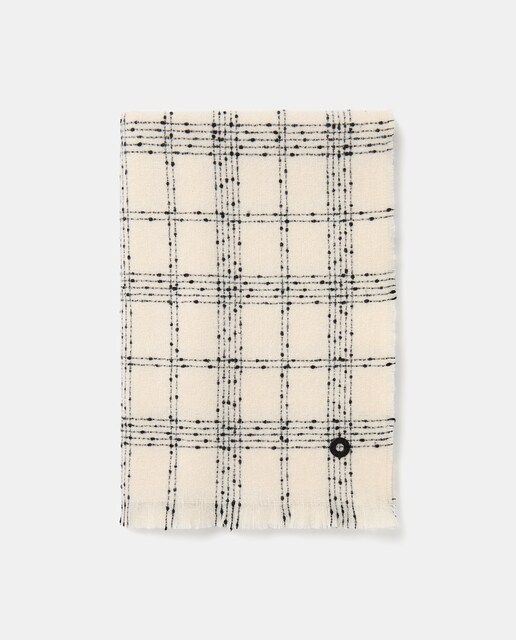 Imagem 0 de Cachecol aos Quadrados Bicolor