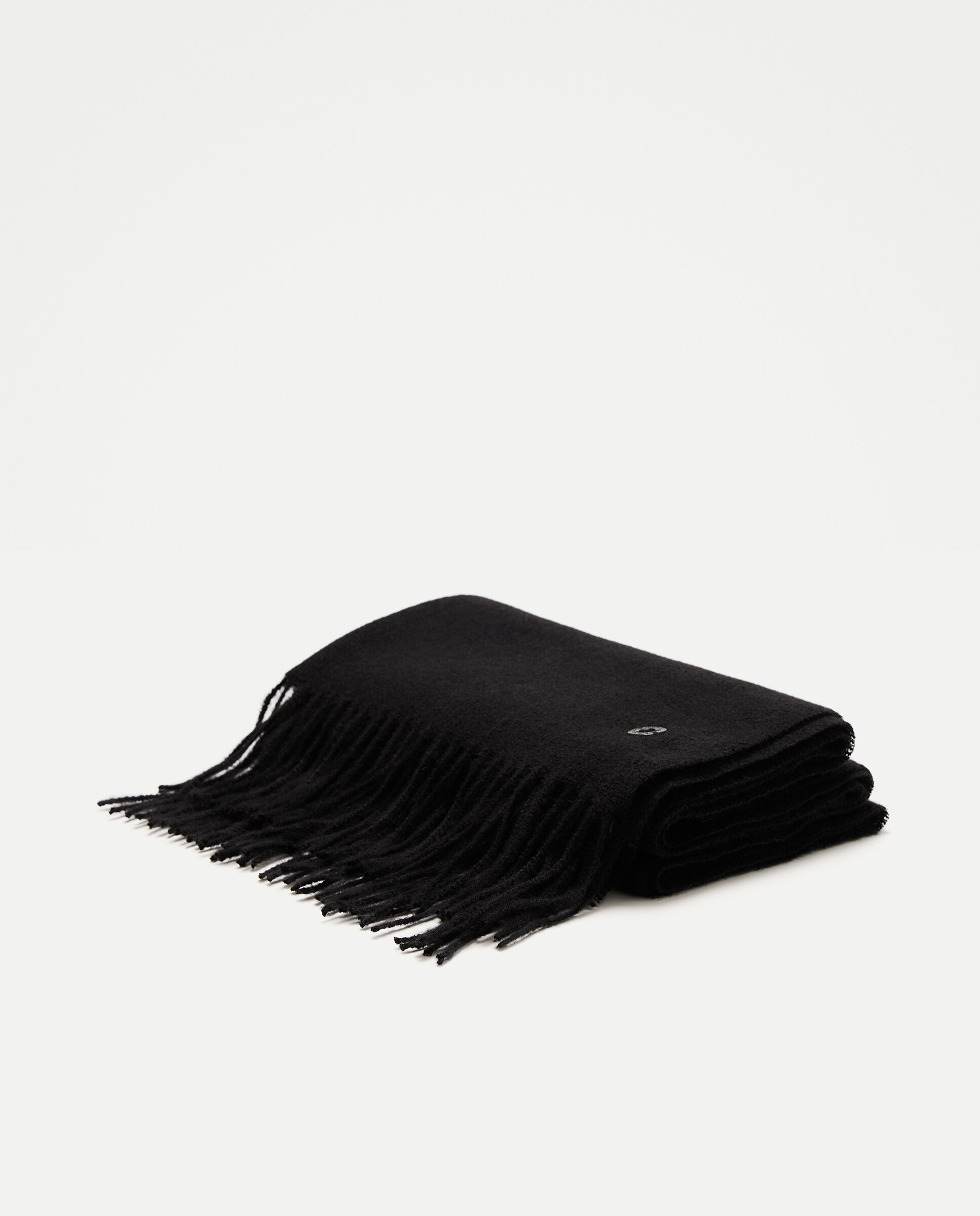Cachecol Liso Preto-2