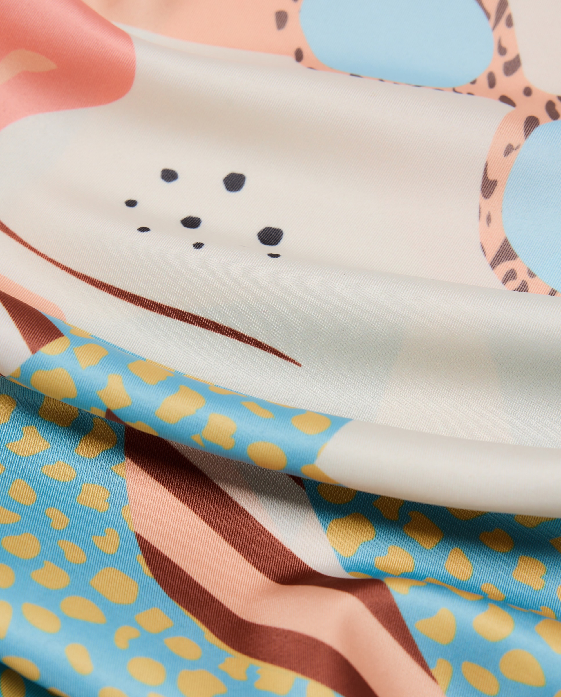 Lenço com Estampado 400 Azul-3