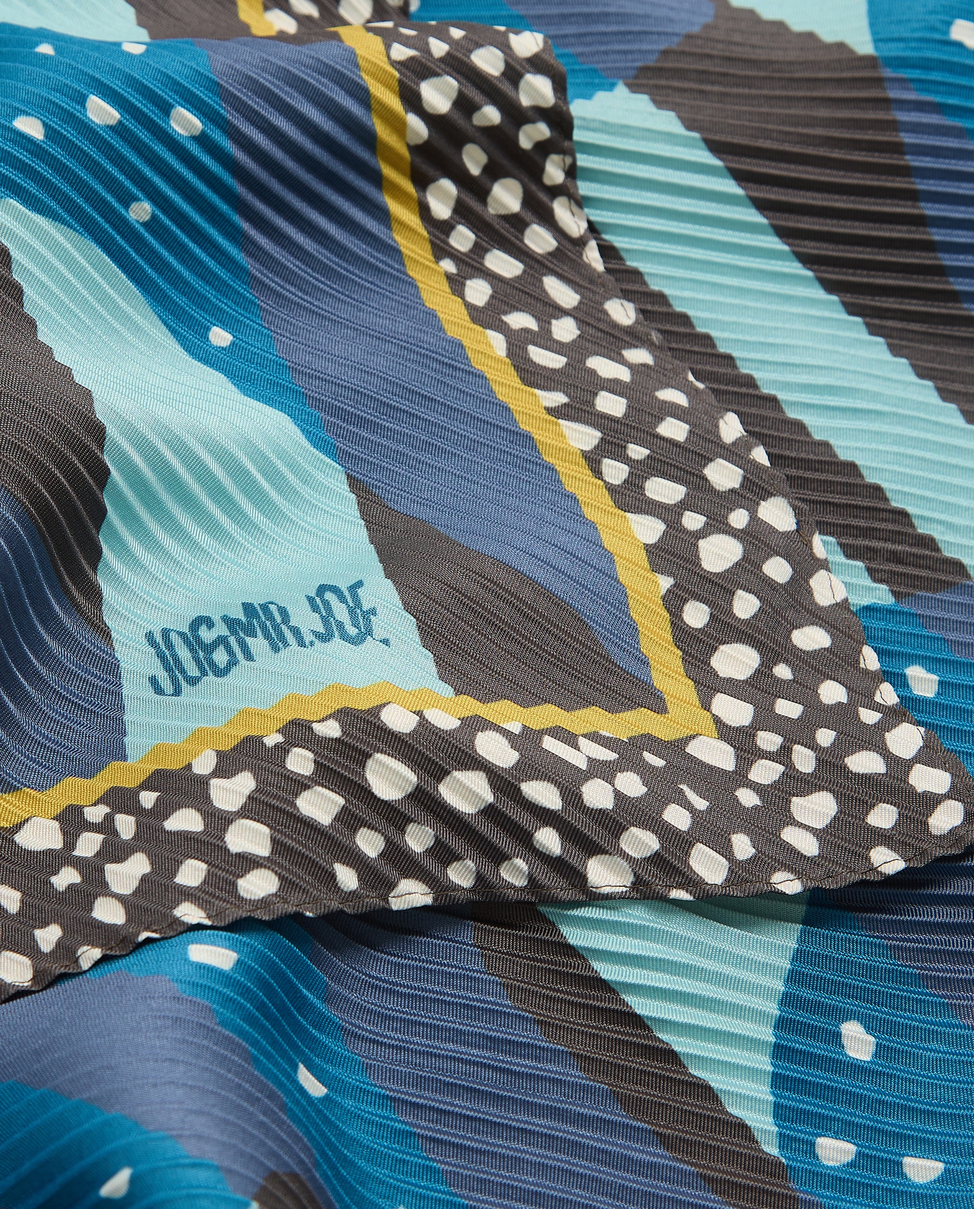 Lenço para o Pescoço com Estampado 400 Azul-3
