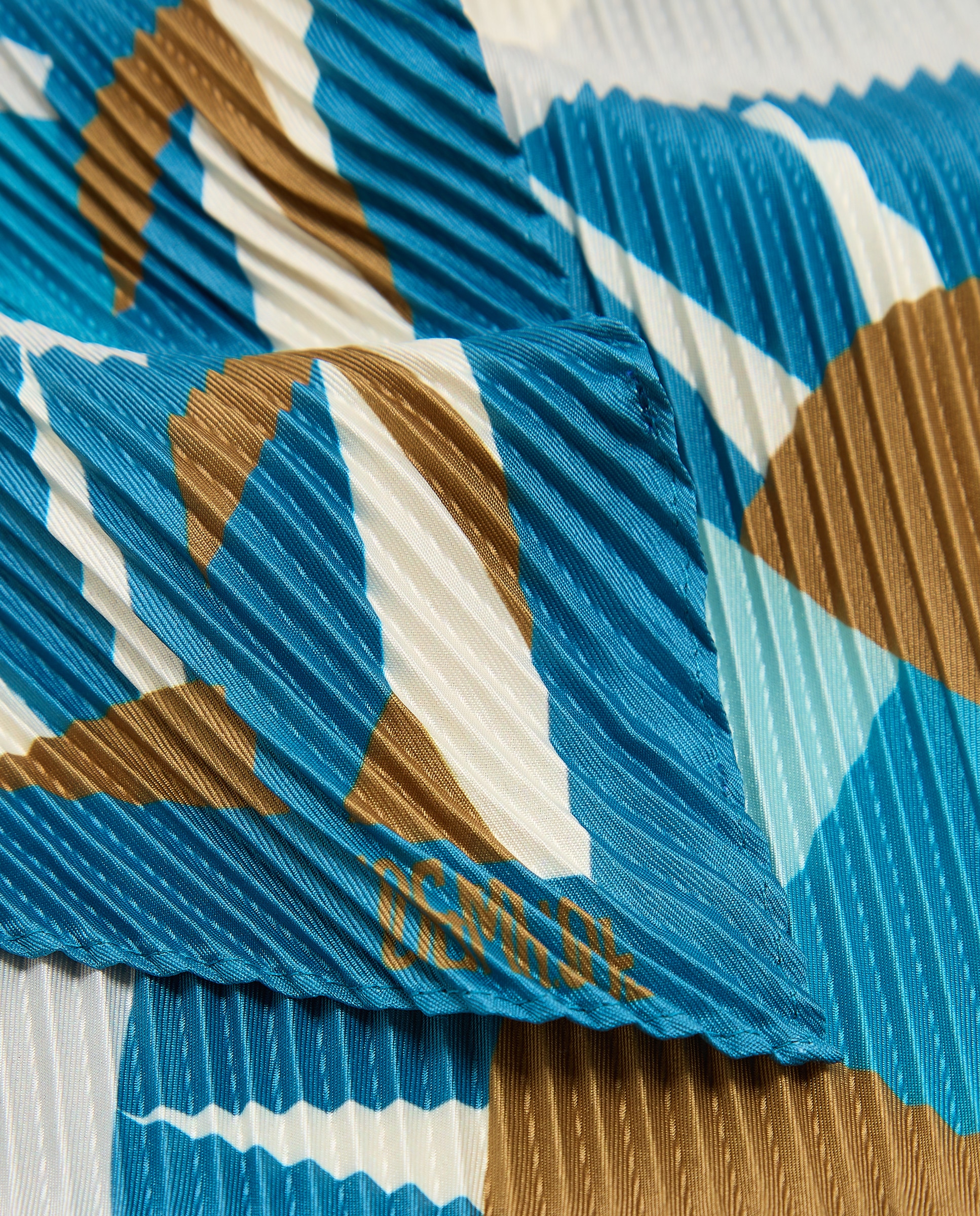 Lenço para o Pescoço com Estampado 400 Azul-3