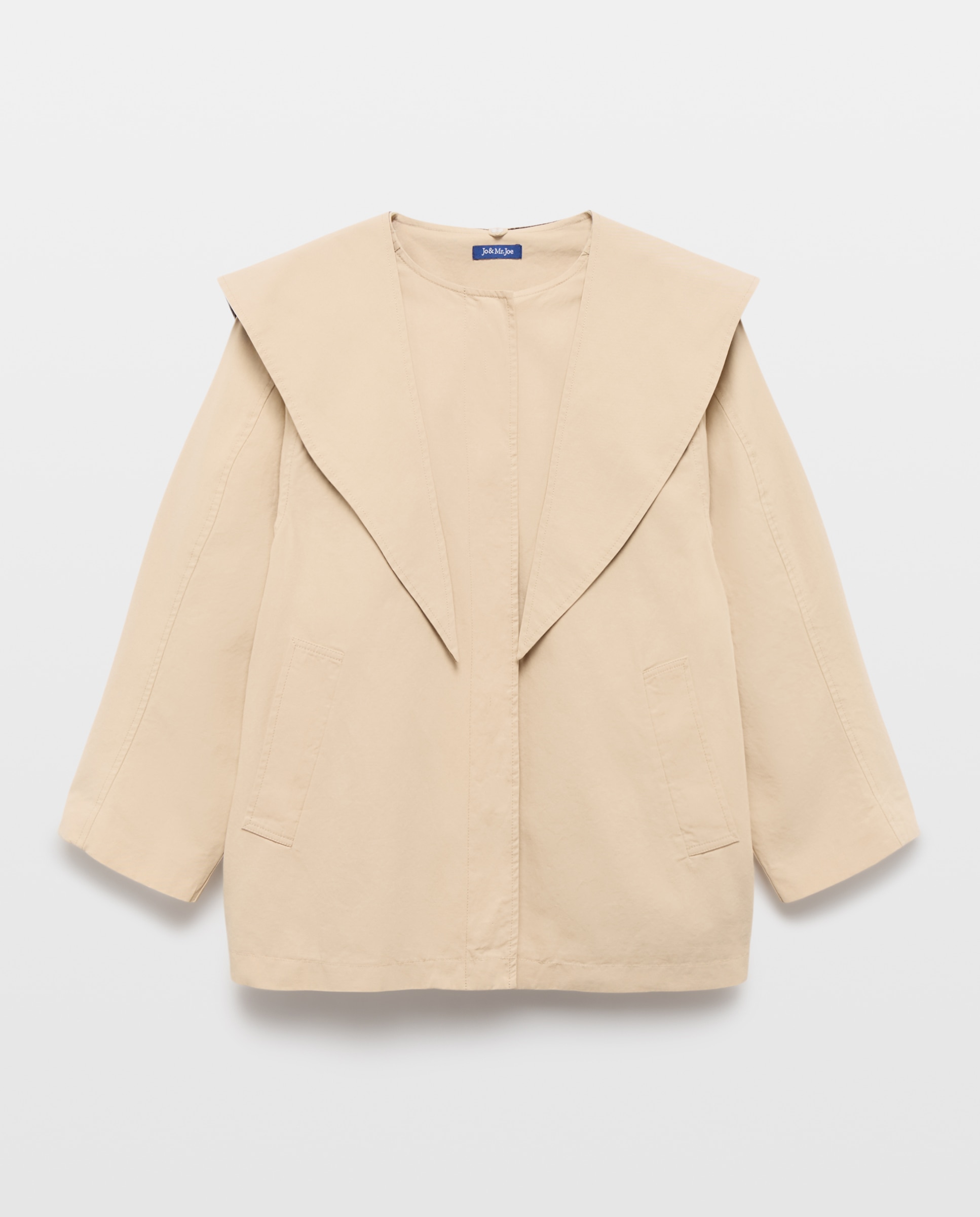 Gabardina detalles contraste - Jo & Mr. Joe - Beige Beige-4