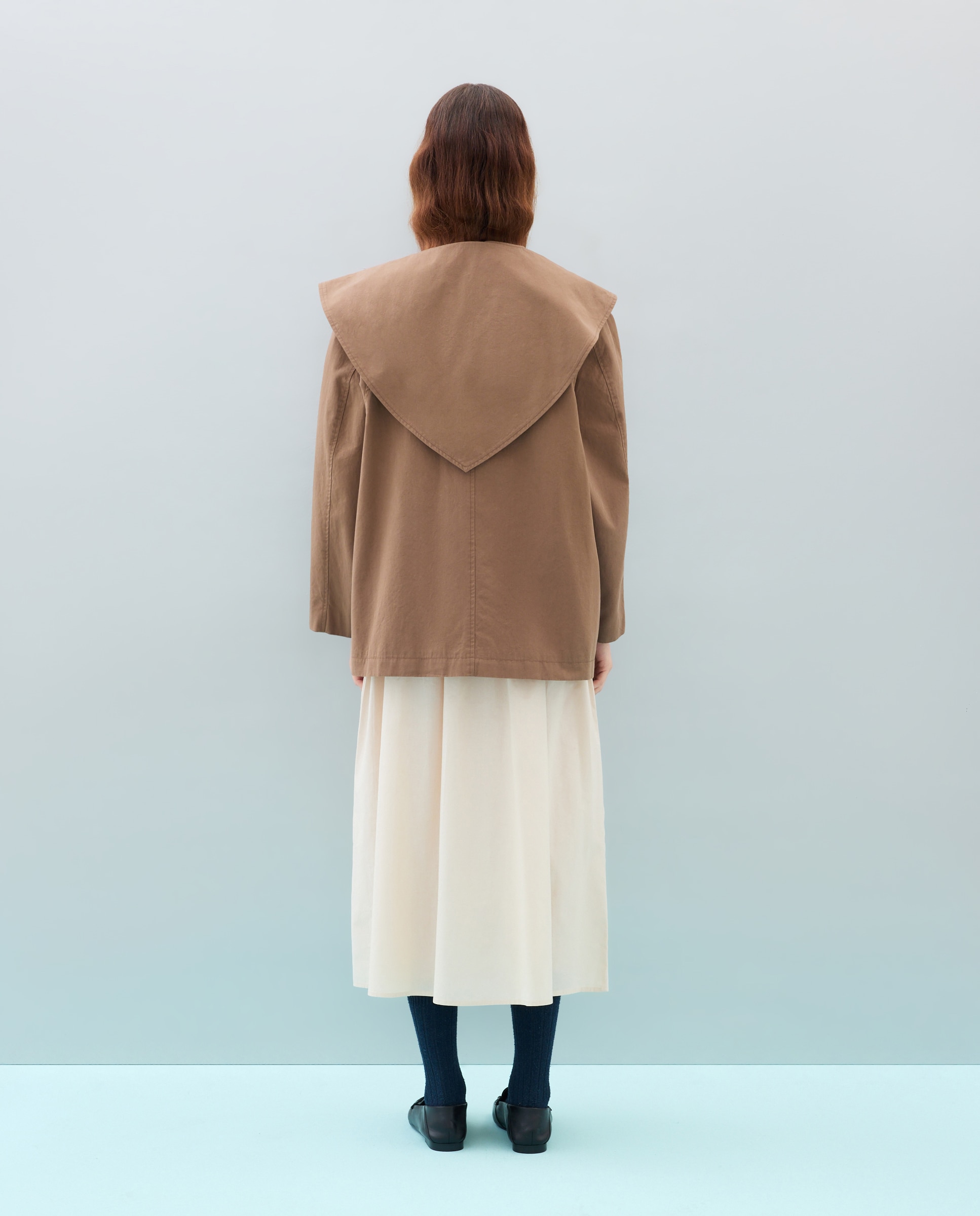 Gabardina detalles contraste - Jo & Mr. Joe - 520 Kaki 520 Kaki-3