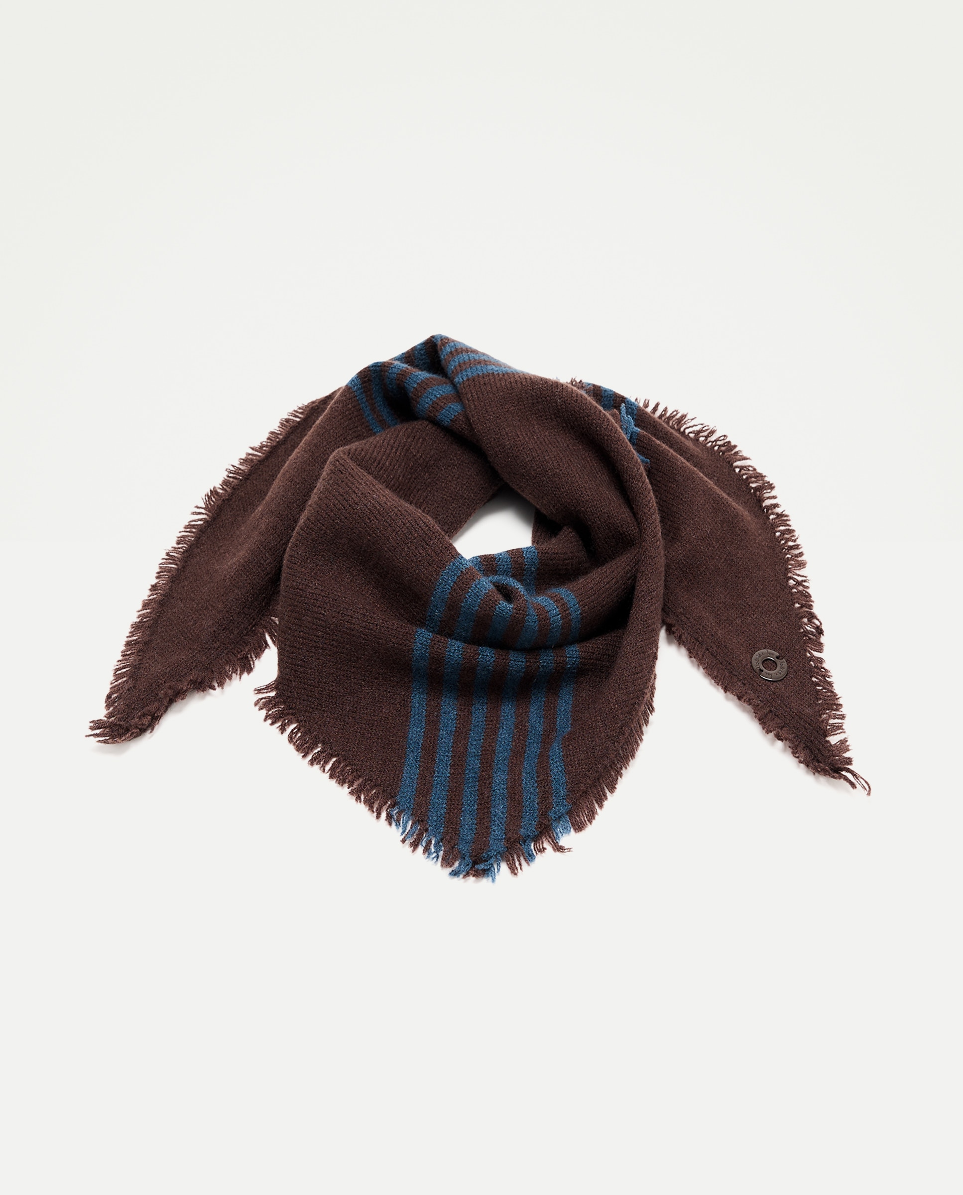 Conjunto de Gorro e Manta Castanho-3