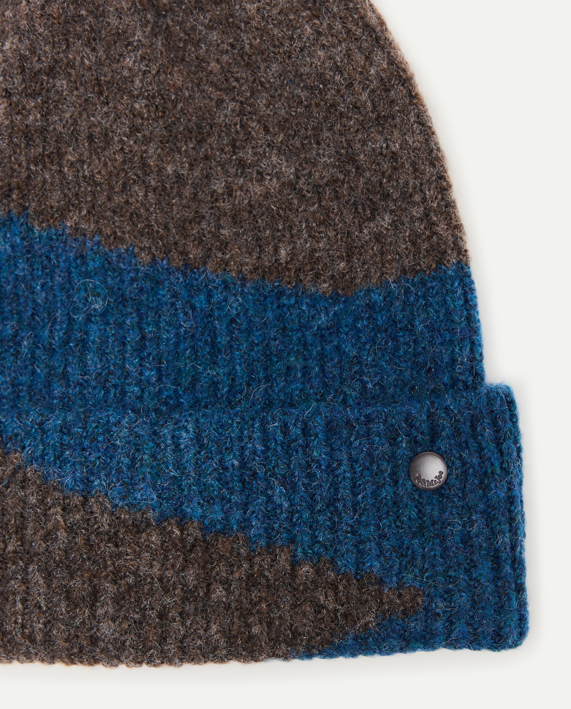 Conjunto de Gorro e Gola Bicolor 400 Azul-2