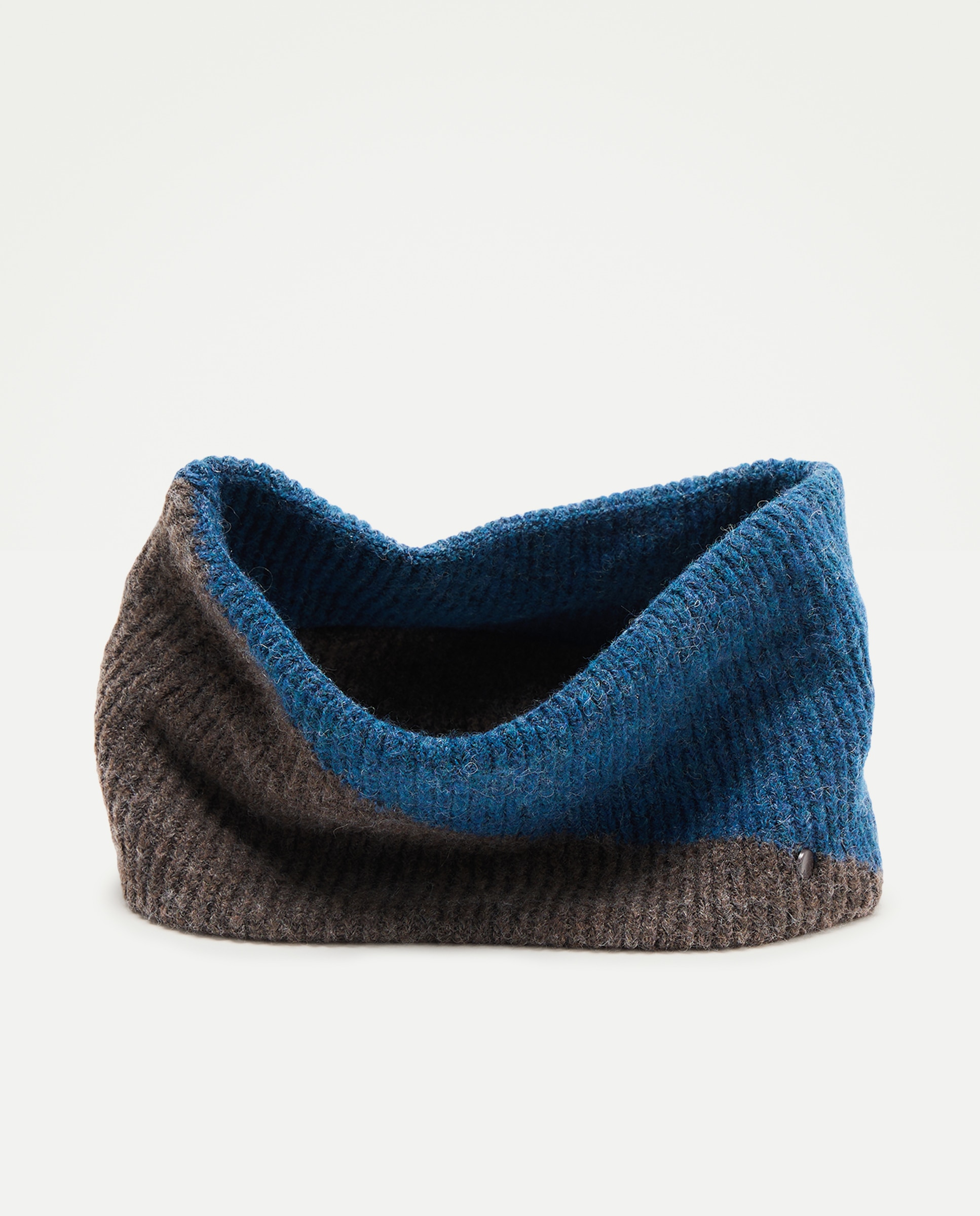 Conjunto de Gorro e Gola Bicolor 400 Azul-3