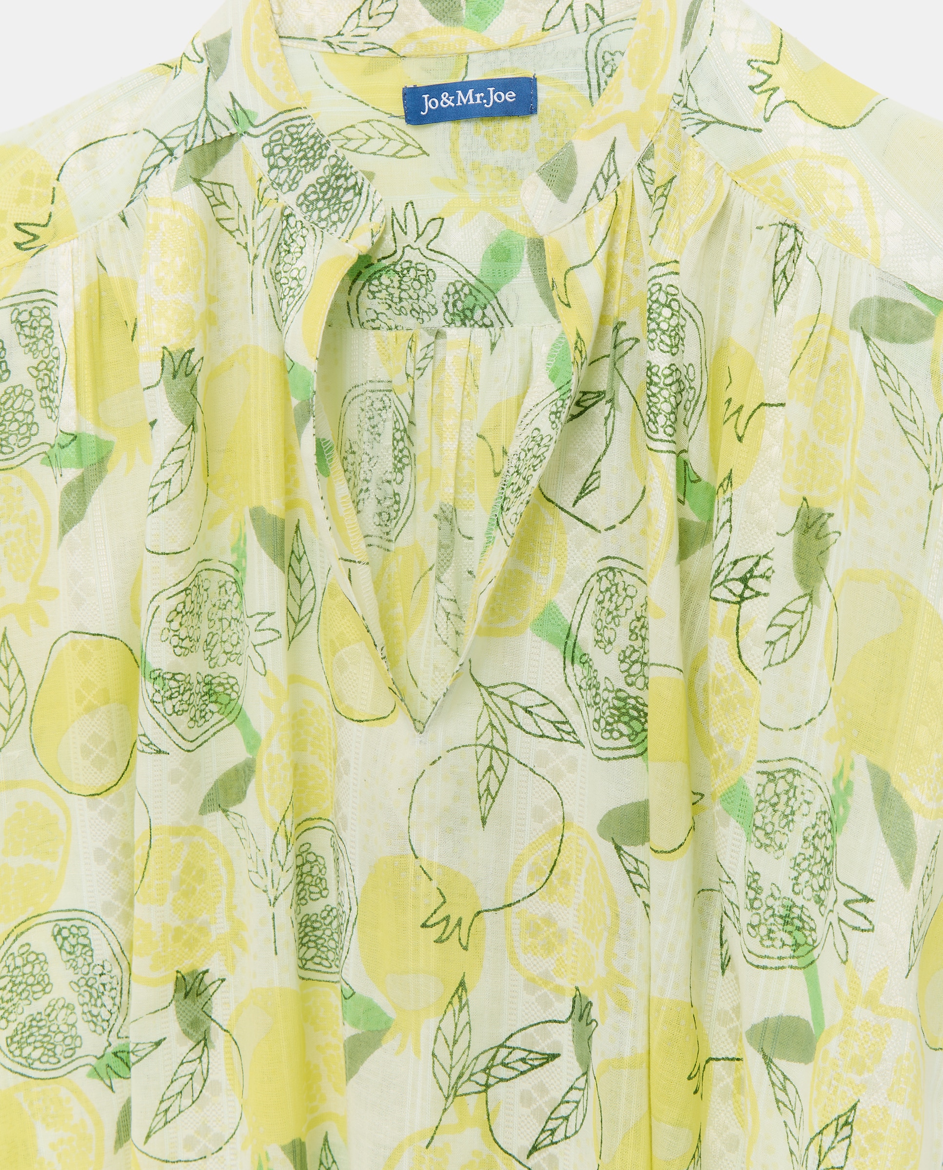 Kaftan de Praia de Estilo CAmiseiro 586 Lima-3