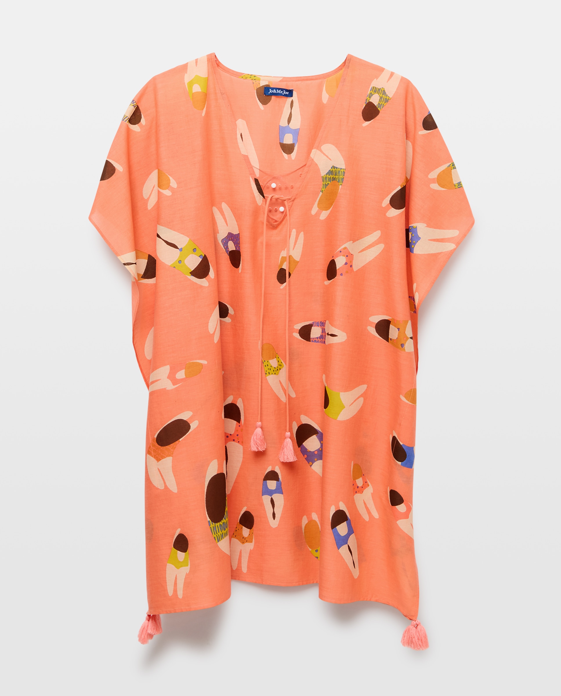 Imagem 0 de Kaftan com Estampado de Nadadoras