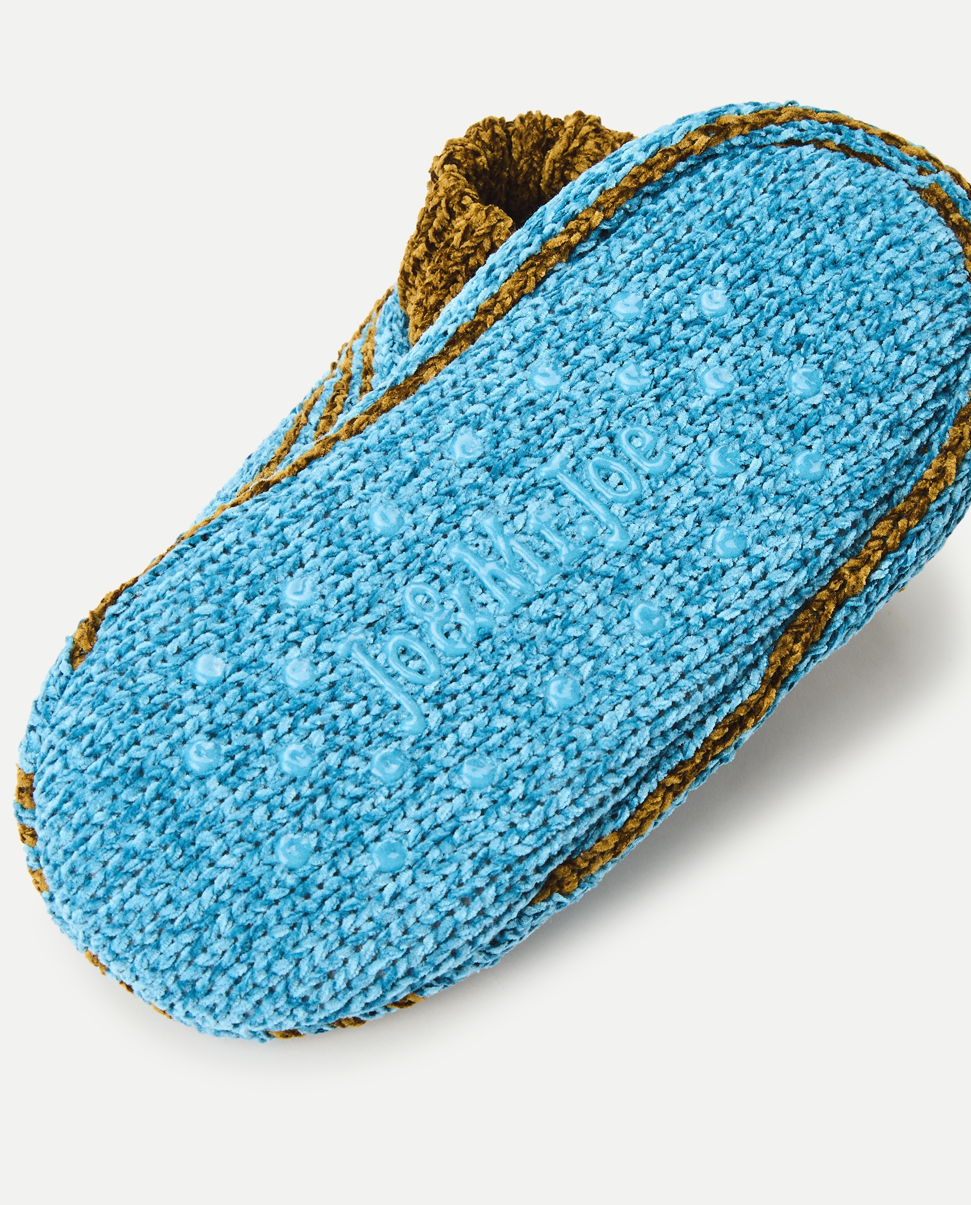 Pantufas e Tecido Chenille - Multicolor 400 Azul-5